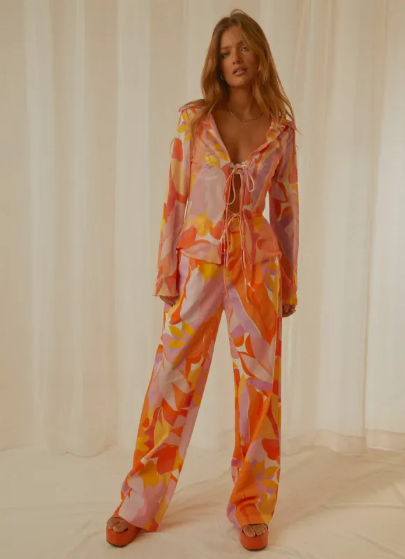 Isola Linen Pants - Paloma sold by Peppermayo