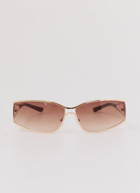 Jovie Sunglasses - Brown sold by Peppermayo