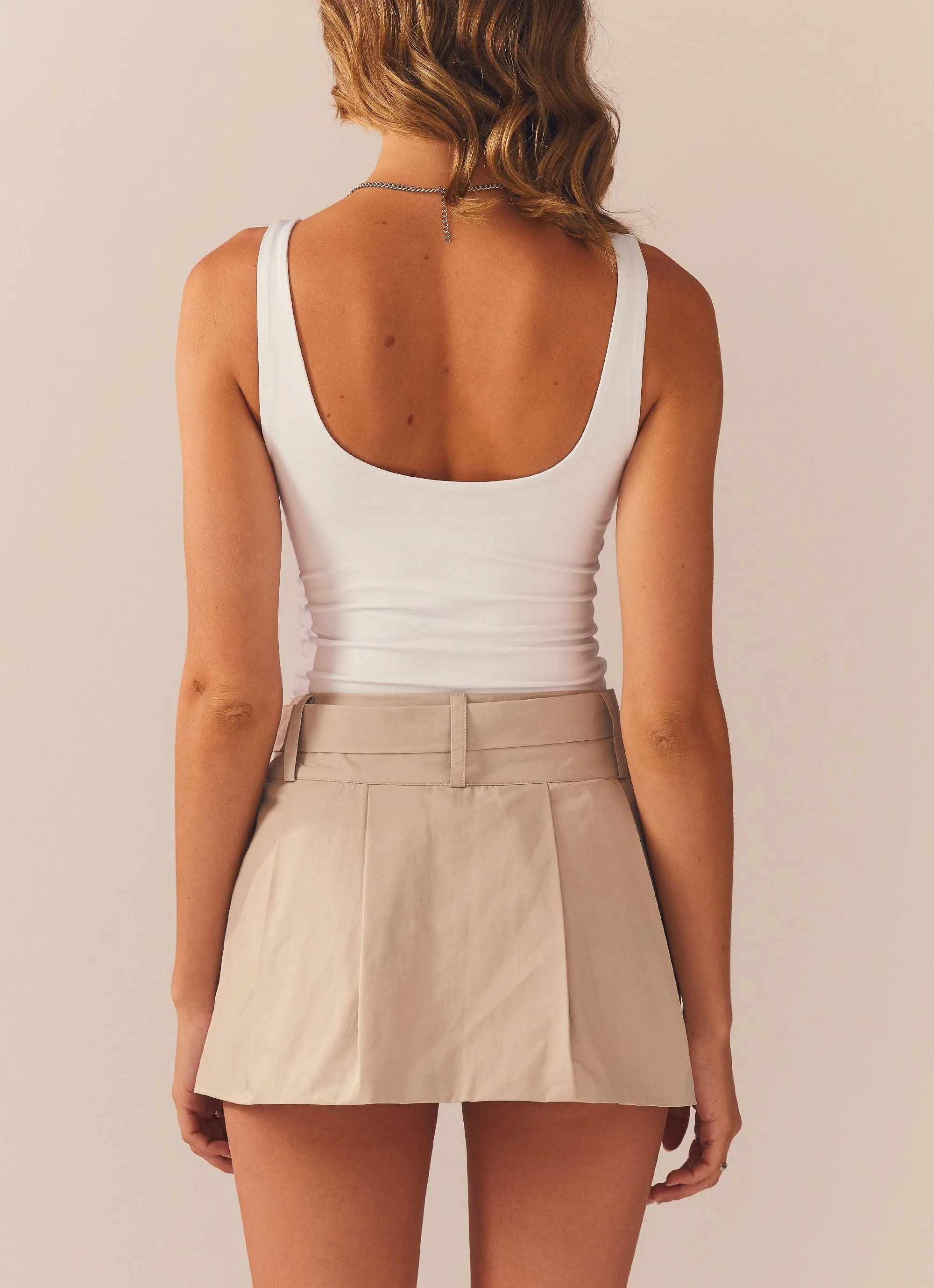 Mooncharged Mini Skirt - Mushroom Grey sold by Peppermayo product image thumbnail 5