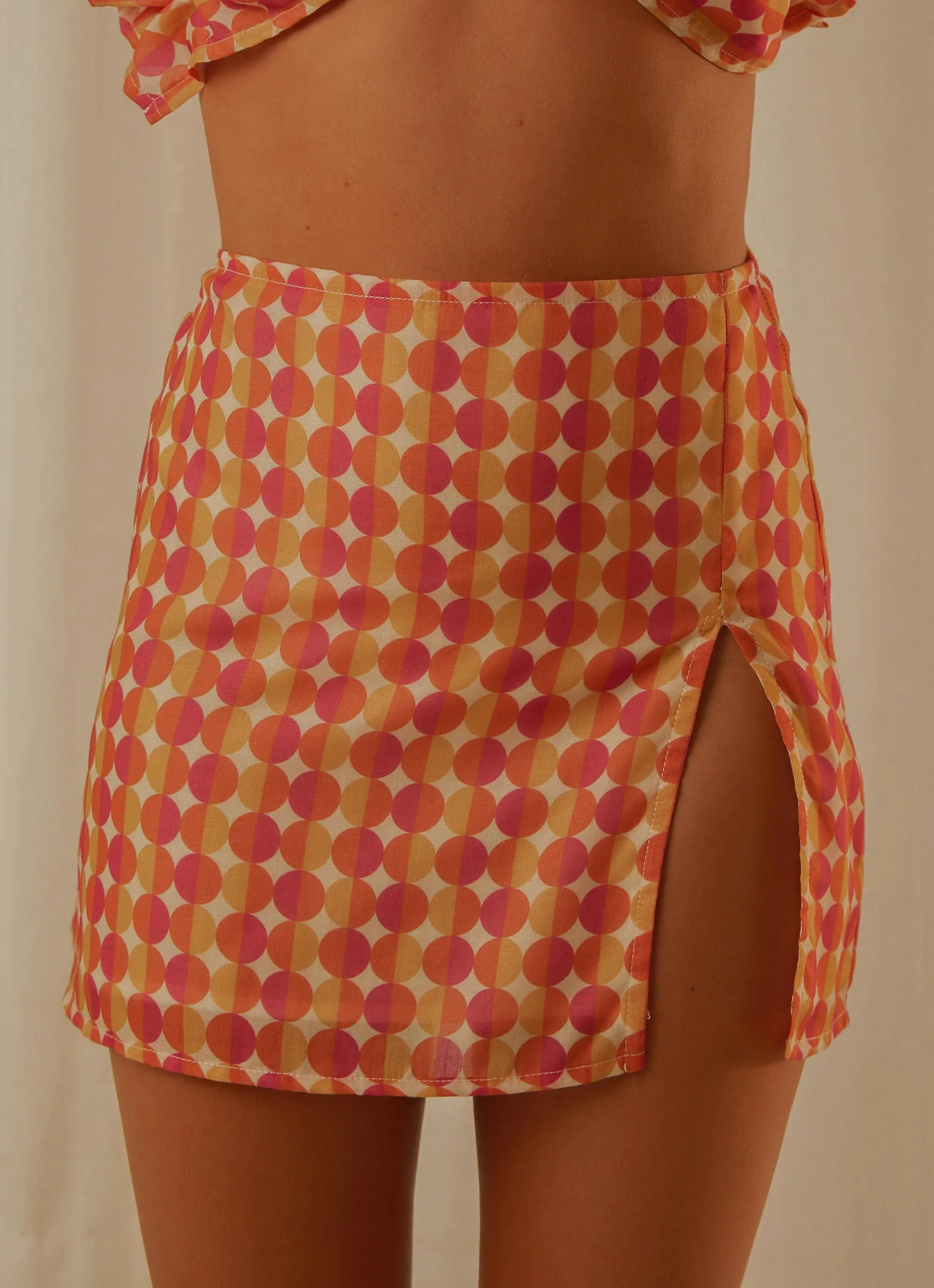 Daytona Mini Skirt - Sunset Geo sold by Peppermayo product image thumbnail 4