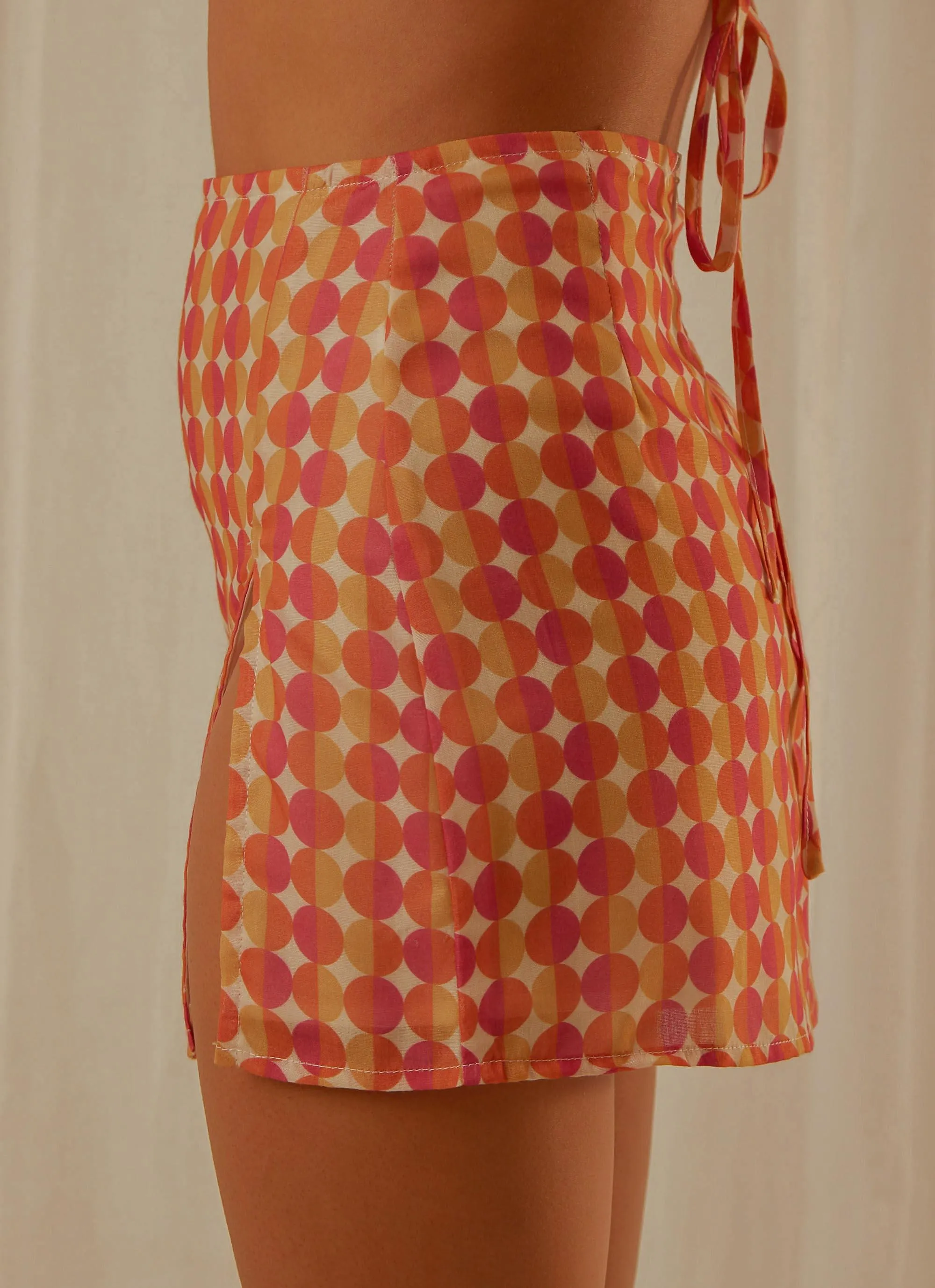Daytona Mini Skirt - Sunset Geo sold by Peppermayo product image thumbnail 5