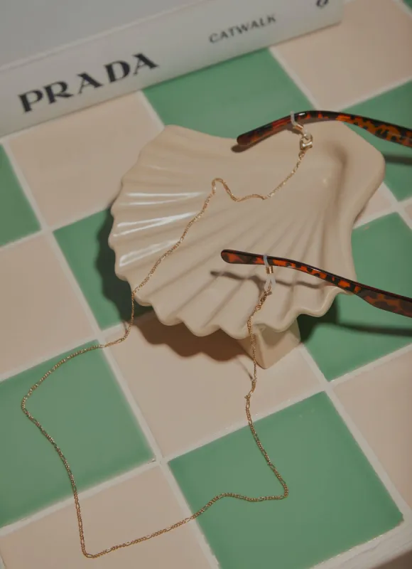 Good Side Sunglasses chain - Gold sold by Peppermayo