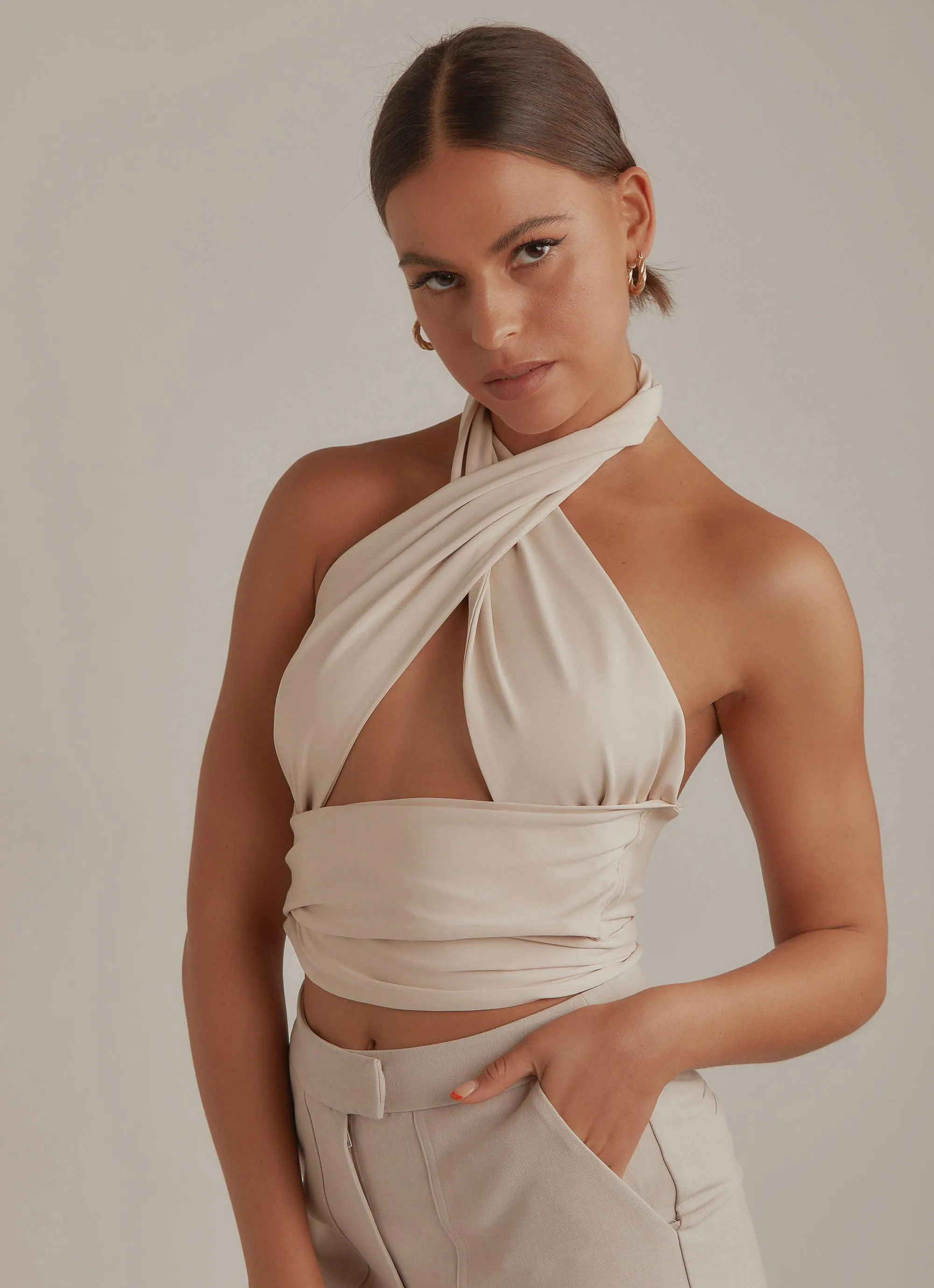 Emotions Crop Top - Ivory sold by Peppermayo product image thumbnail 2