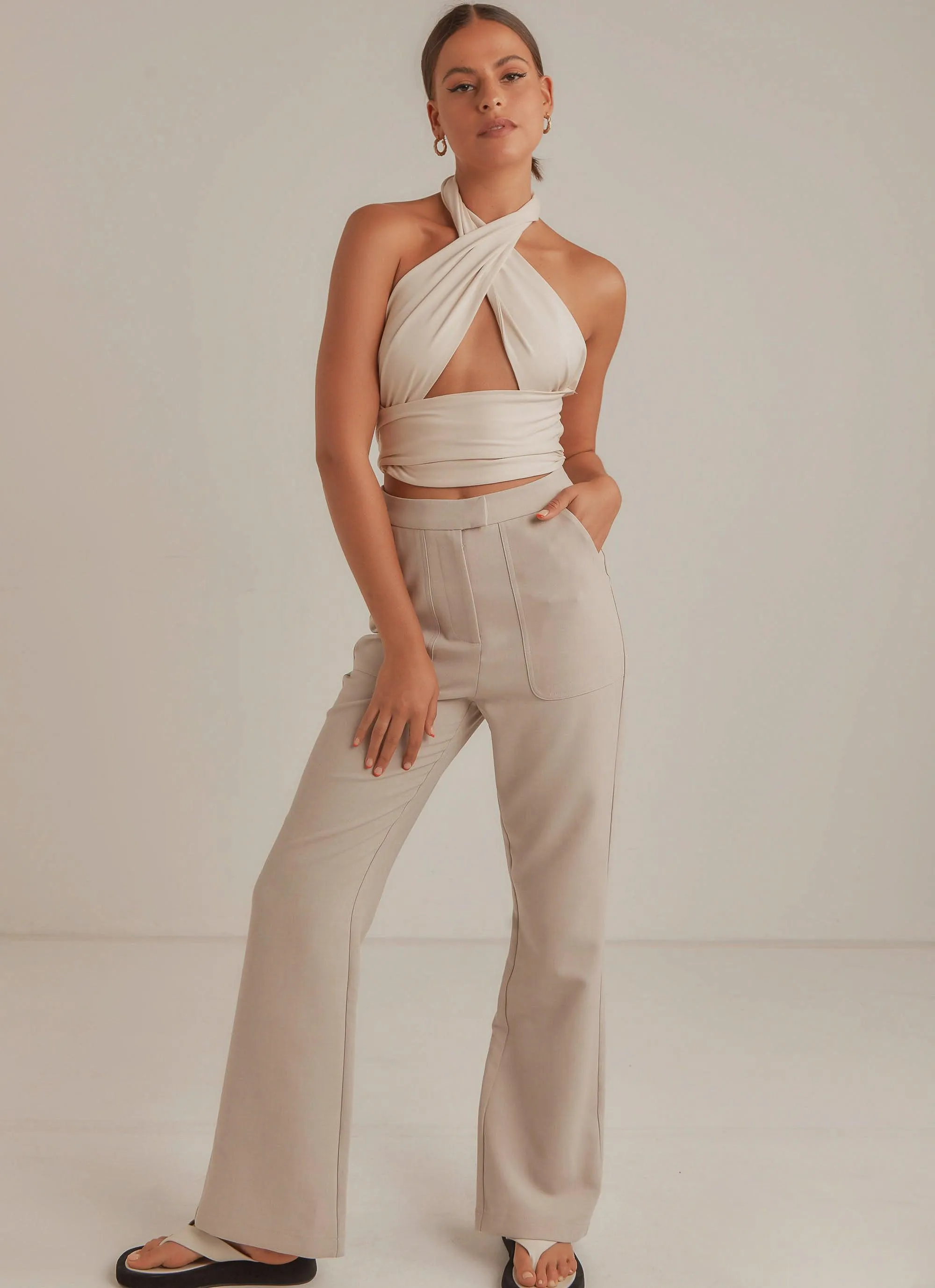 Emotions Crop Top - Ivory sold by Peppermayo product image thumbnail 3