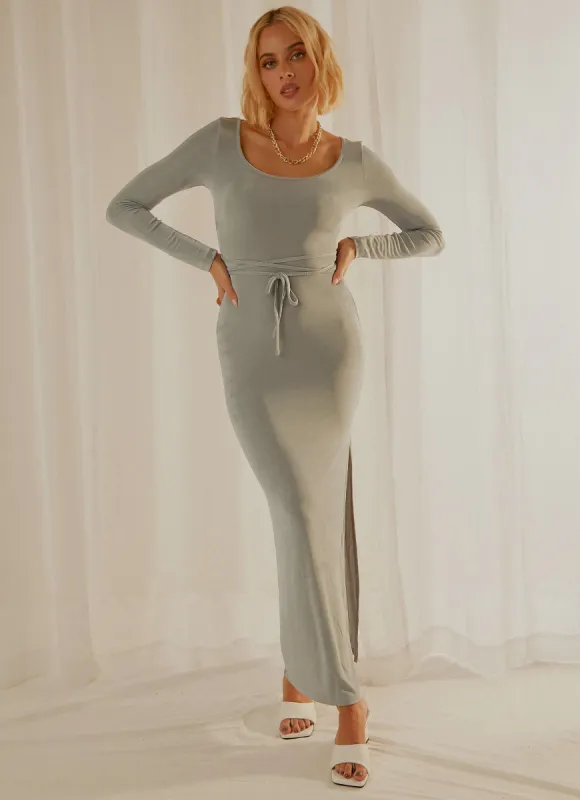 Sofie Maxi dress - Icy Blue sold by Peppermayo