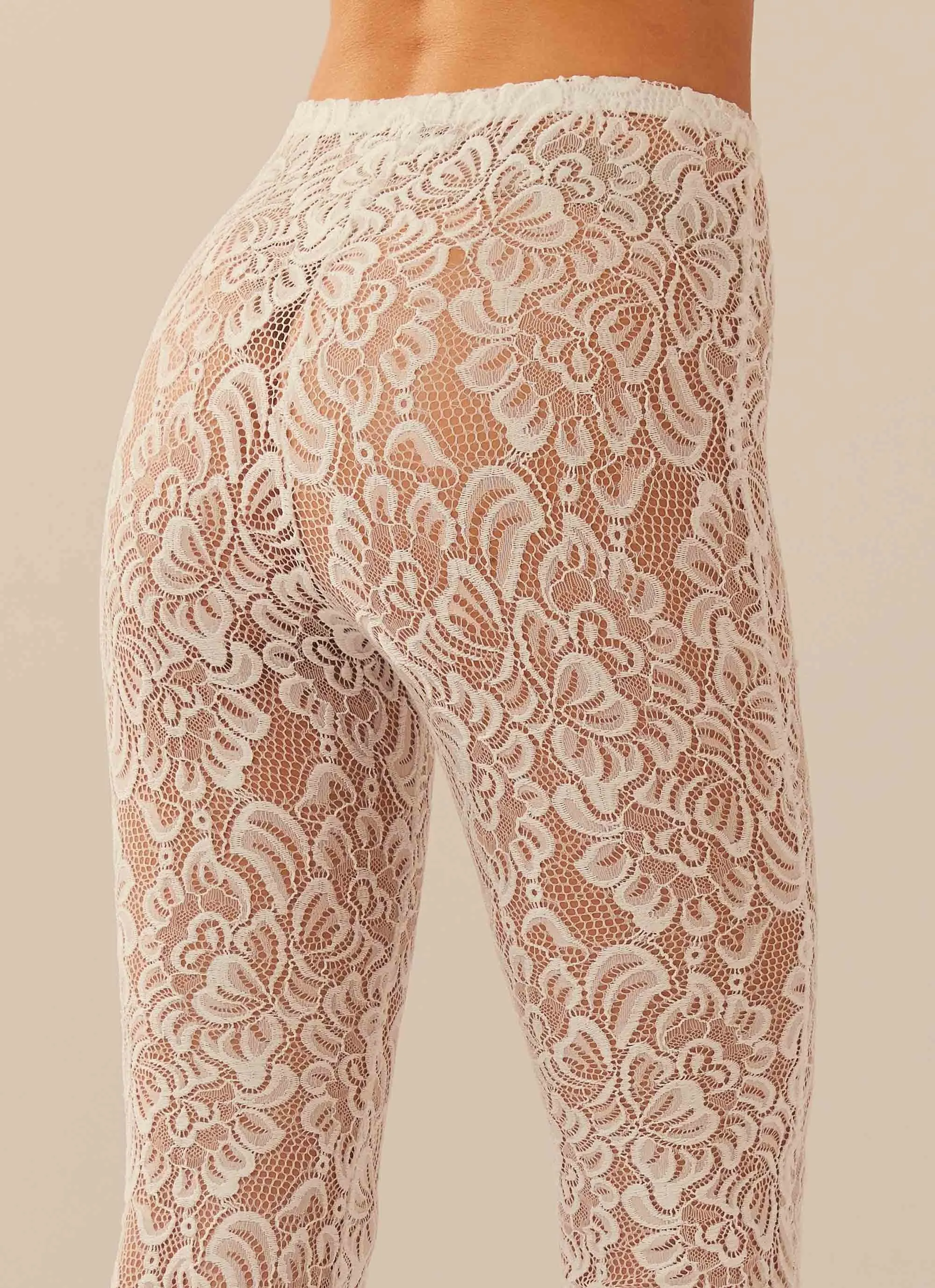 Sweet Fantasy Lace Pant - Ice sold by Peppermayo product image thumbnail 4