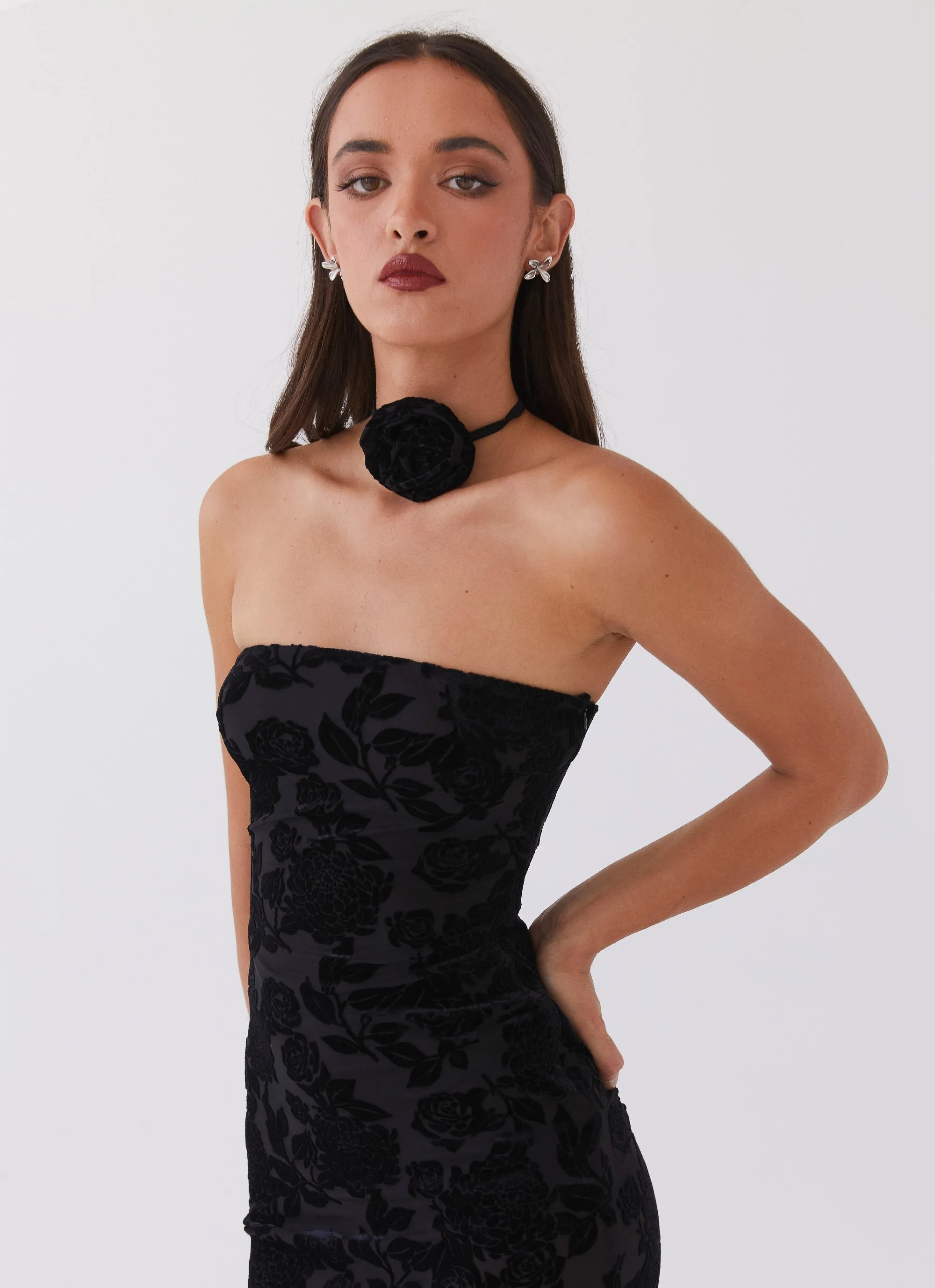 Trouble Love Maxi Dress - Black sold by Peppermayo product image thumbnail 5