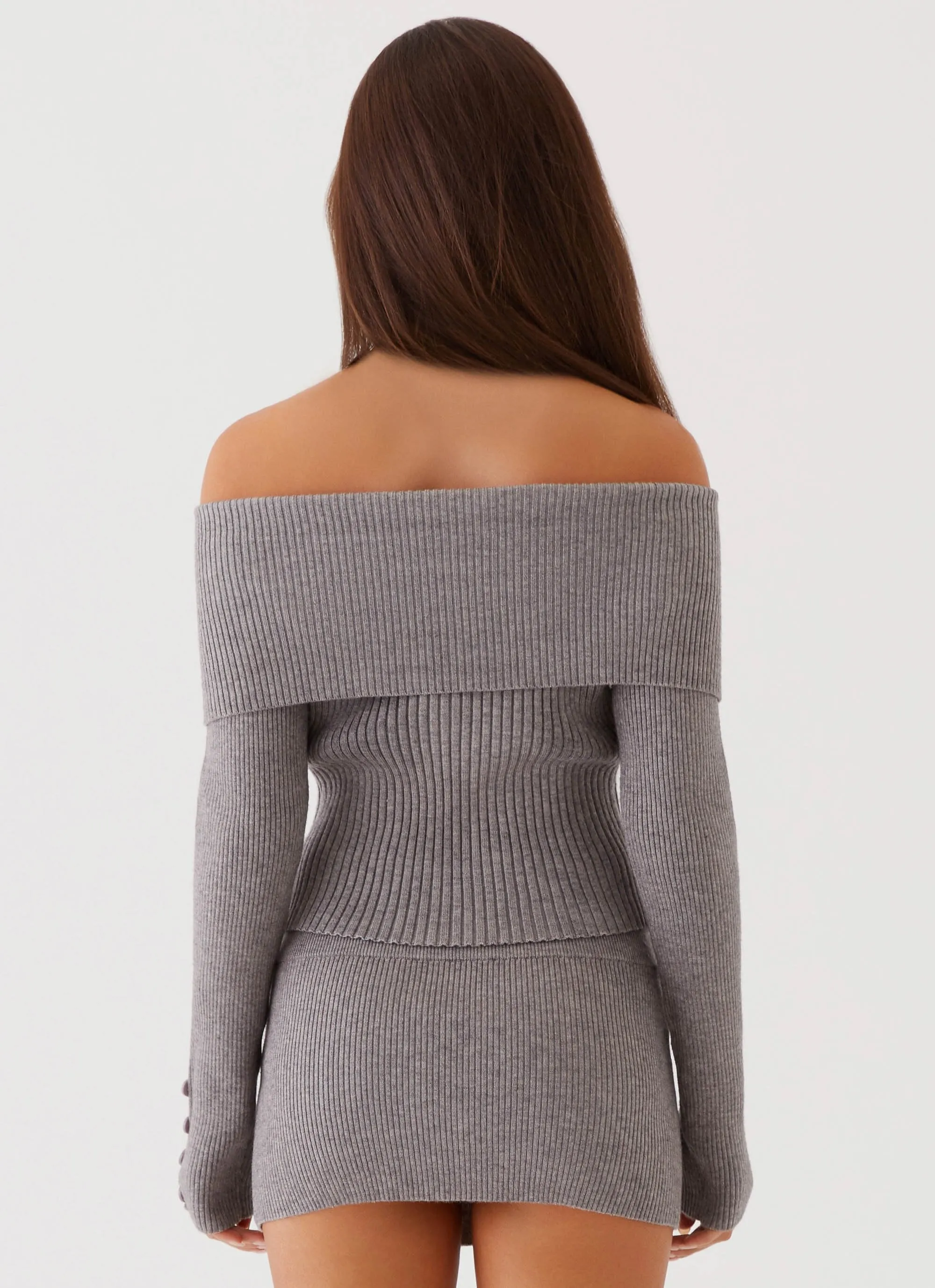 Maura Low Rise Mini Skirt - Charcoal sold by Peppermayo product image thumbnail 5