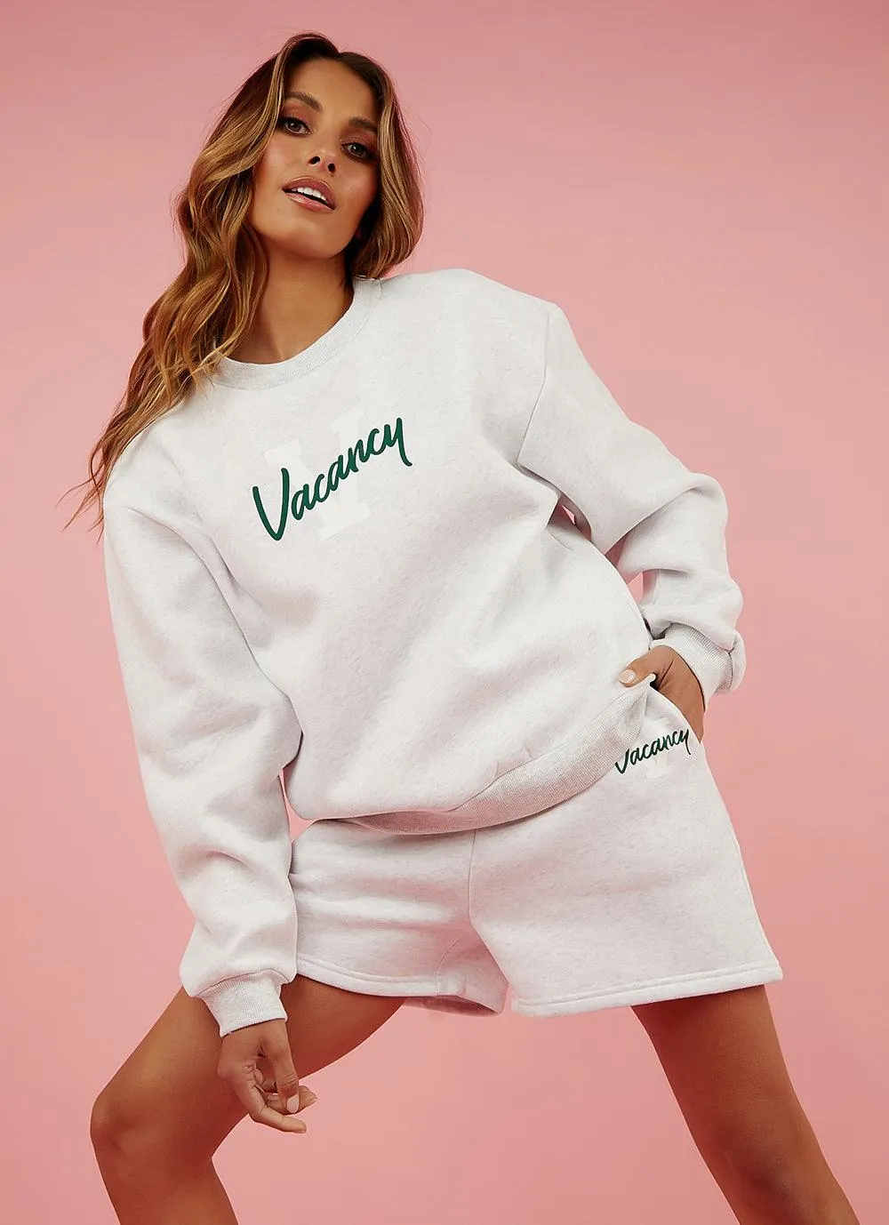 Campus Crew - Grey Marle sold by Peppermayo product image thumbnail 5