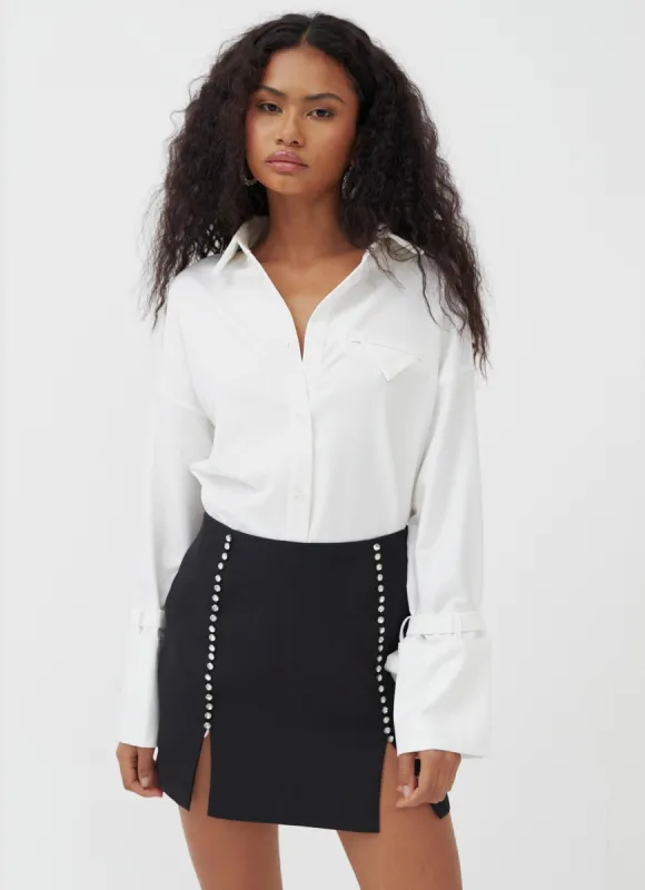 Allie Skirt - Black sold by Peppermayo