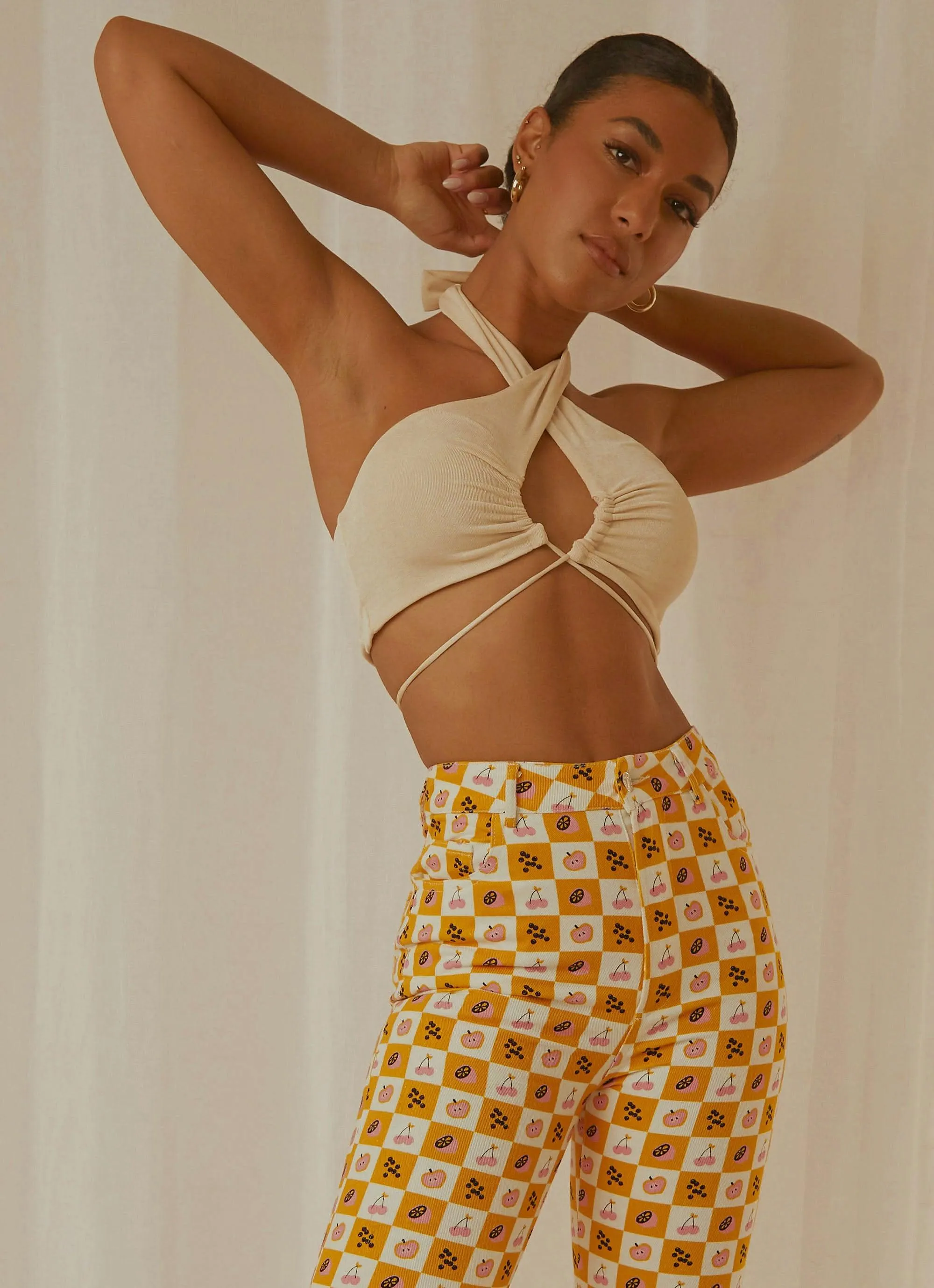 Harlow Crop Top - Ivory sold by Peppermayo product image thumbnail 2