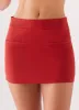 Sarah Mini Skirt - Ruby Red sold by Peppermayo
