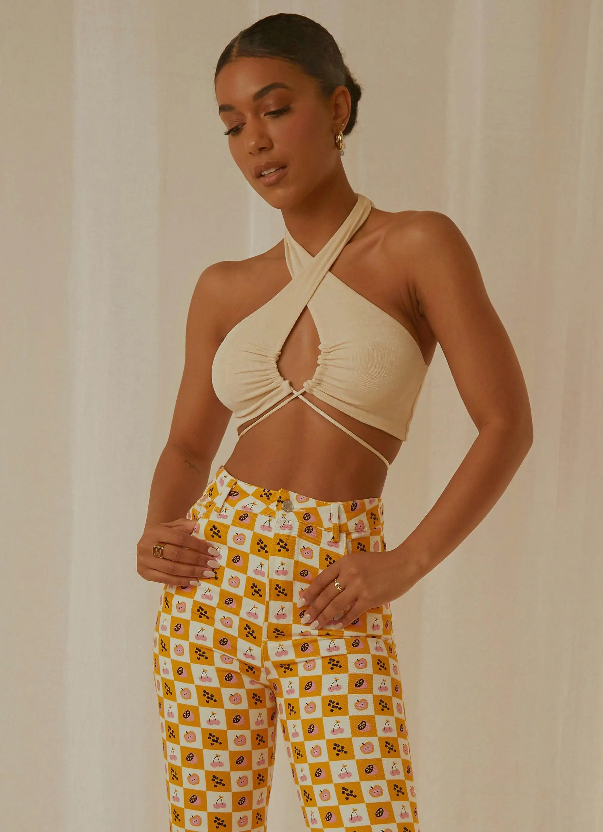 Harlow Crop Top - Ivory sold by Peppermayo product image thumbnail 4