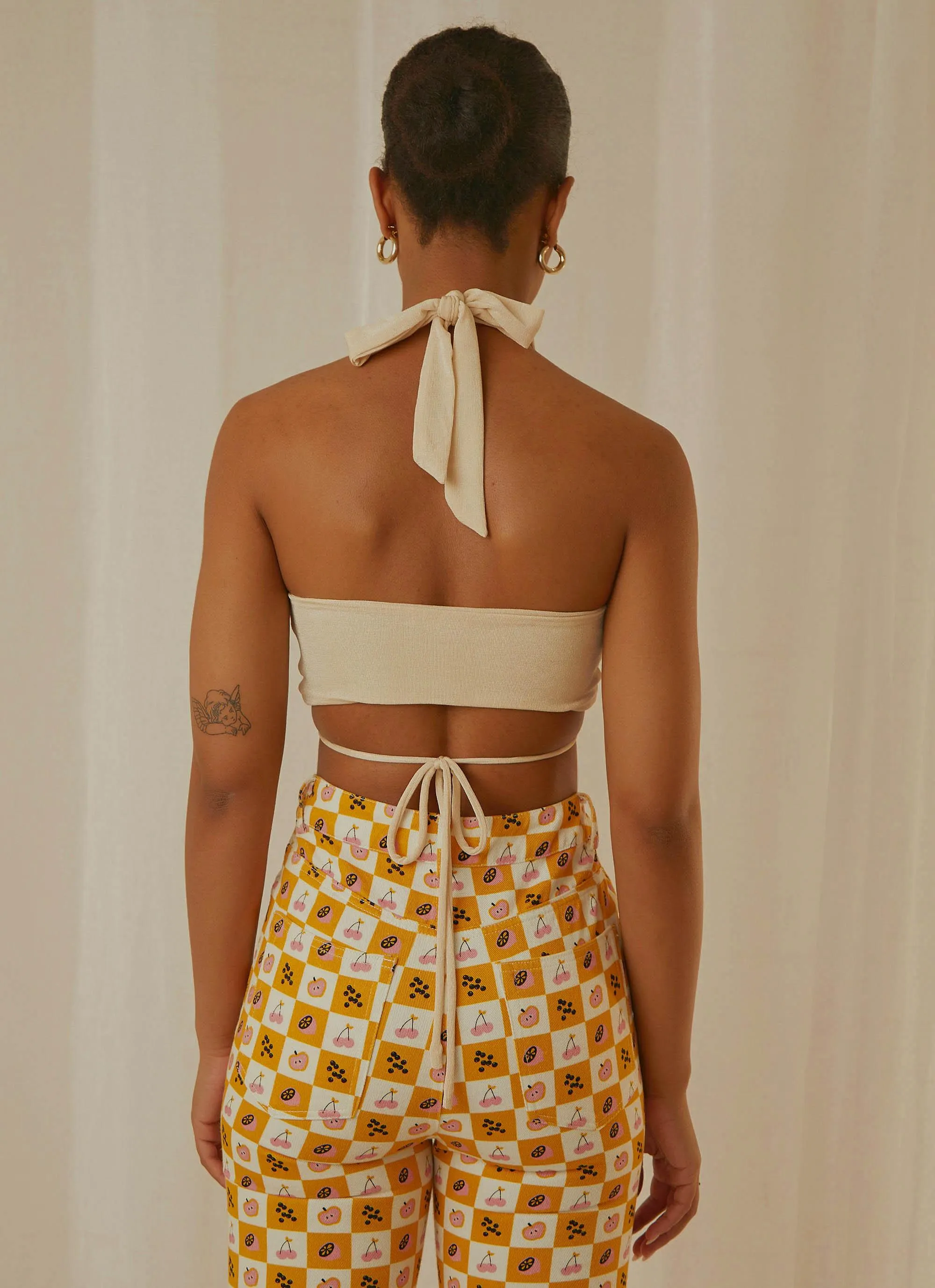 Harlow Crop Top - Ivory sold by Peppermayo product image thumbnail 5