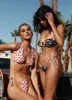 Bobby Reversible Bikini Top - Graffiti and Candy Hearts sold by Peppermayo