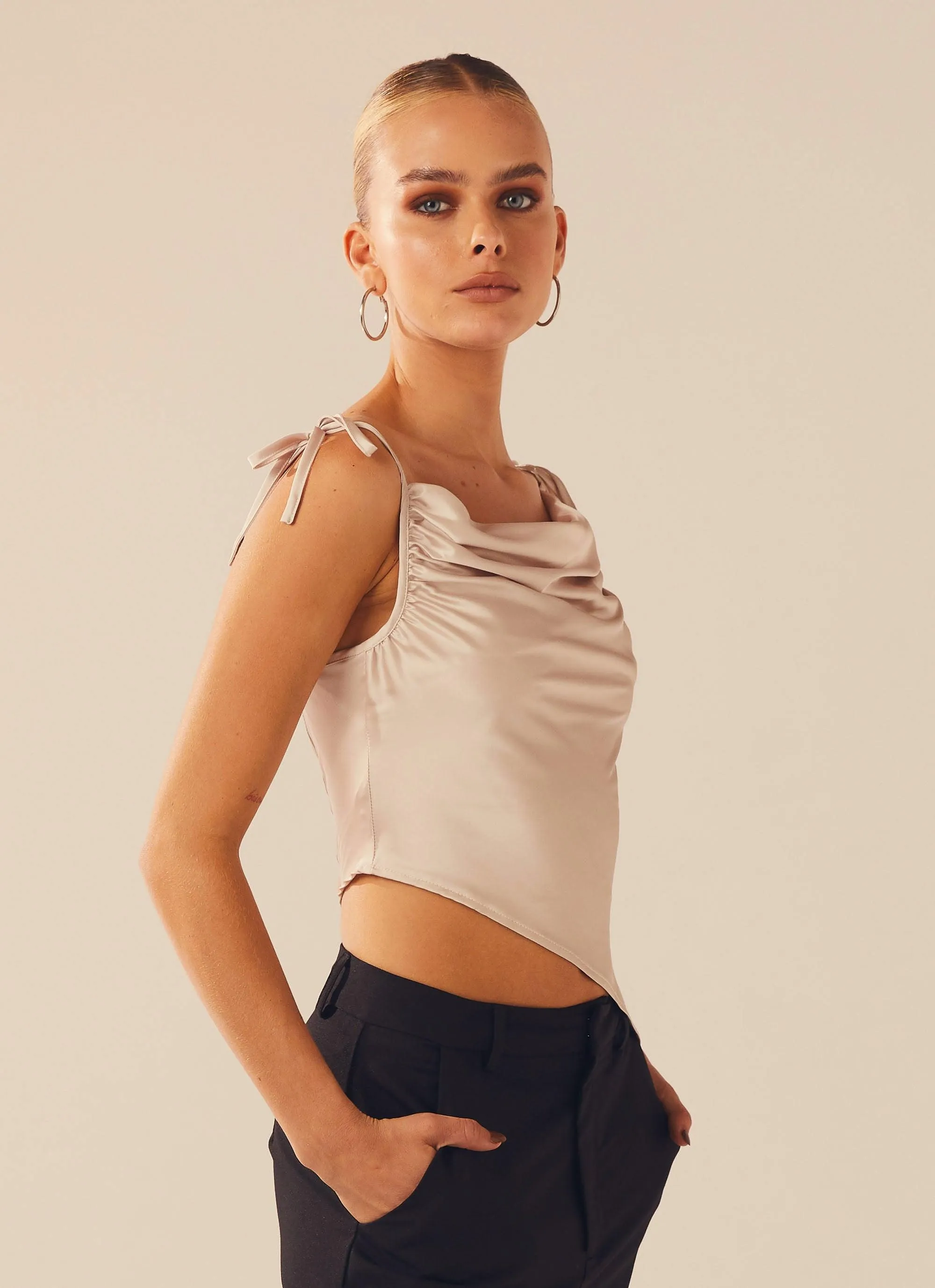 Take It Away Top - Champagne sold by Peppermayo product image thumbnail 3