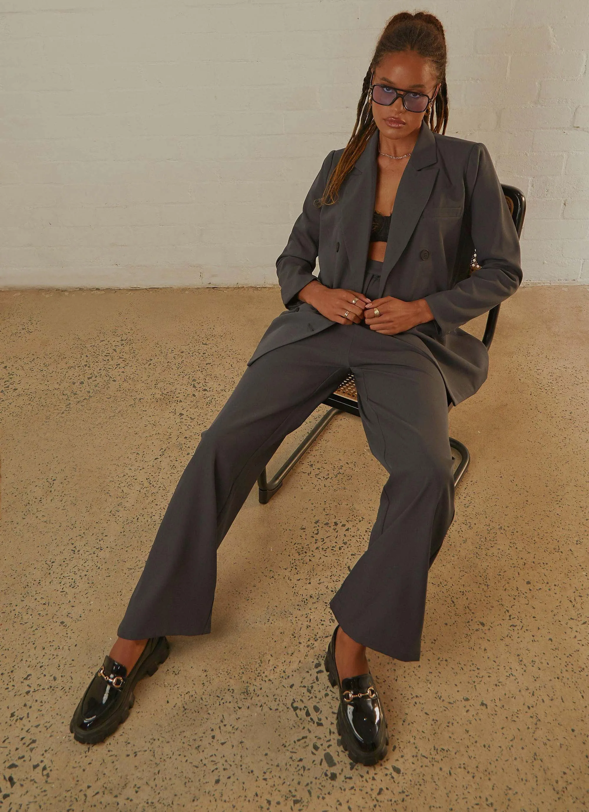 Bennet Blazer - Dark Grey sold by Peppermayo product image thumbnail 2