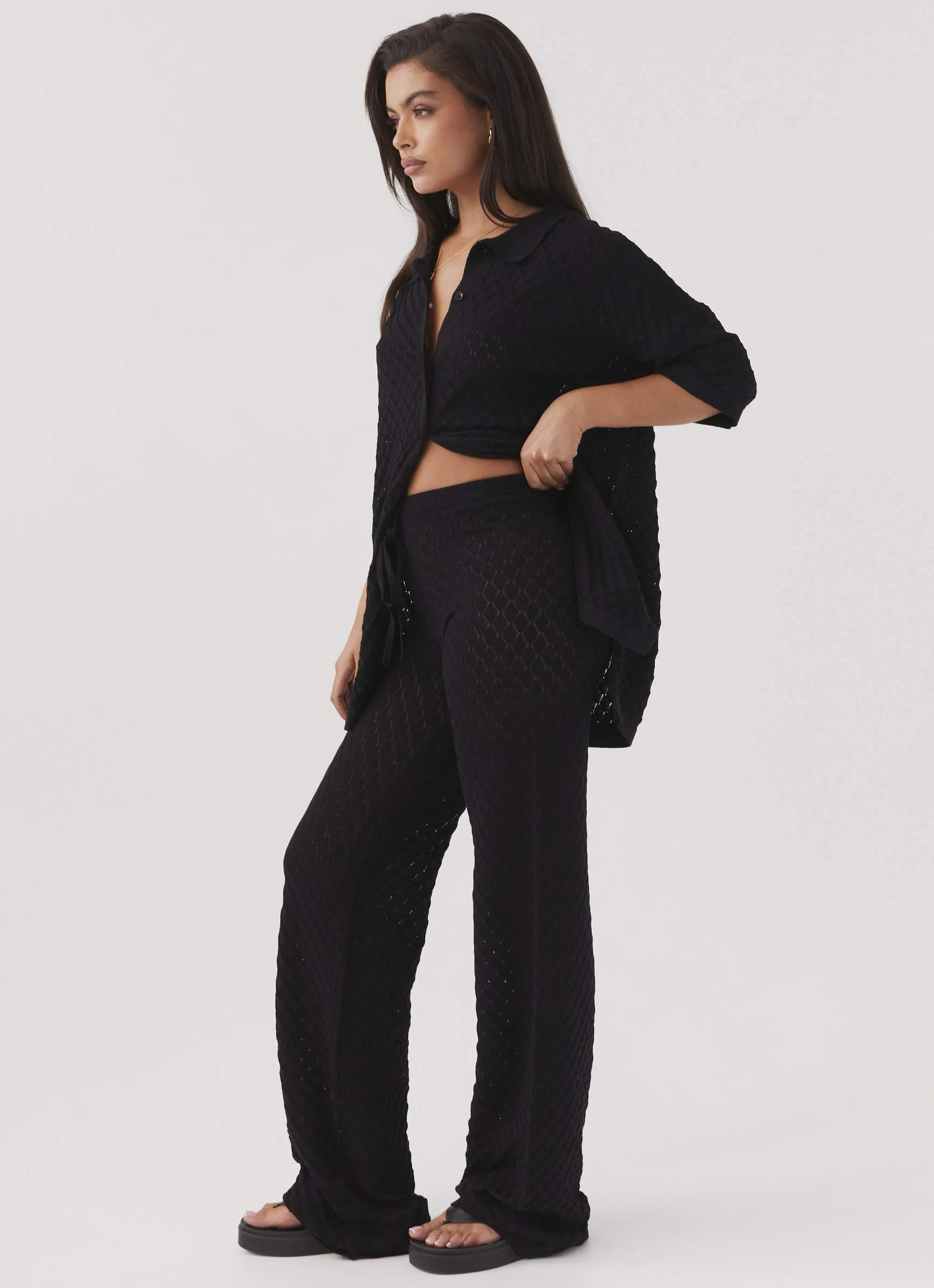 Jaded Knit Pants - Black sold by Peppermayo product image thumbnail 5