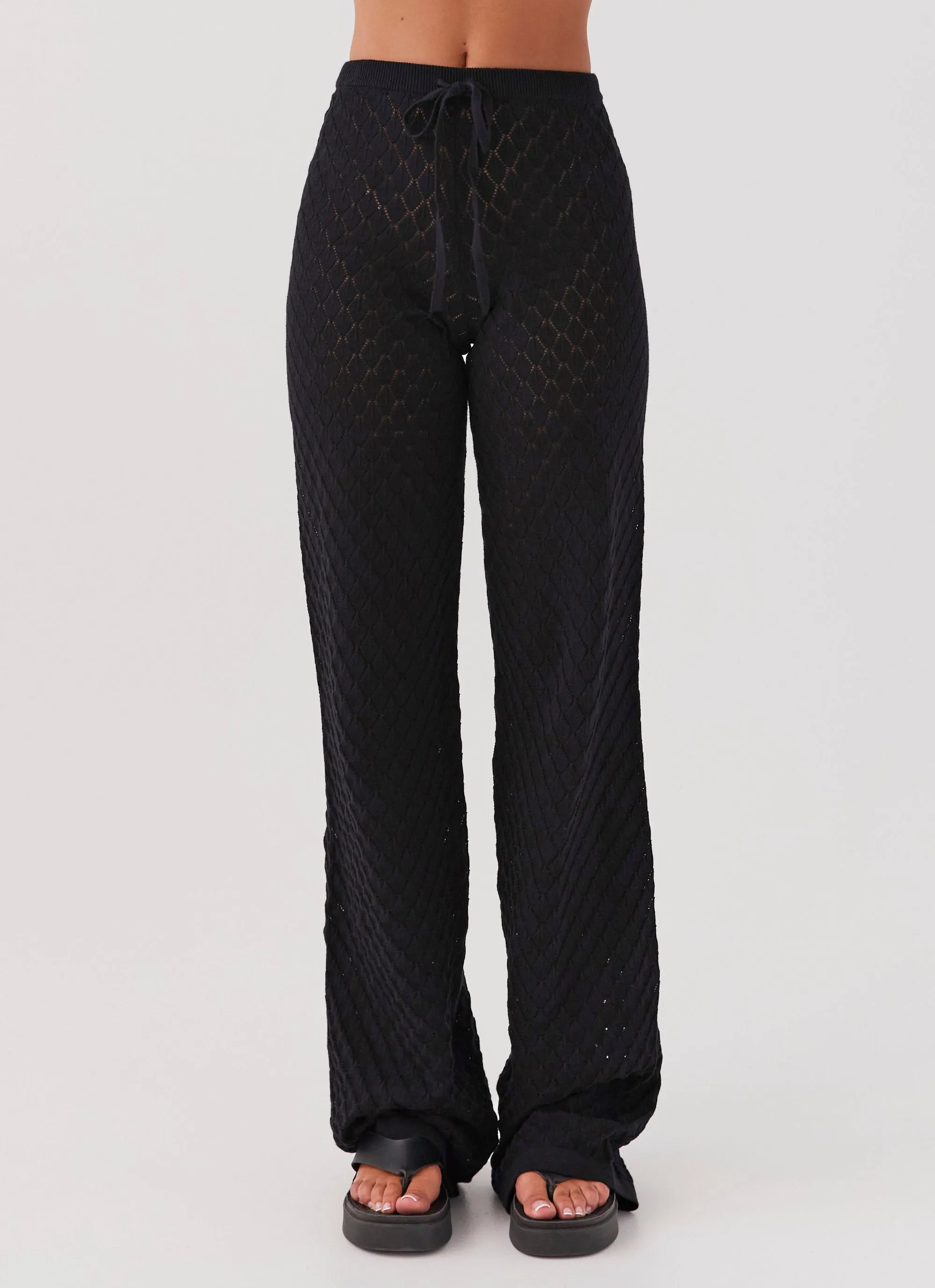 Jaded Knit Pants - Black sold by Peppermayo product image thumbnail 4