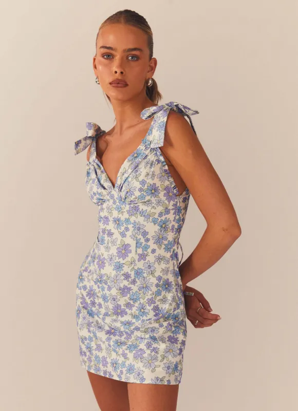 Field Of Flowers Mini Dress - Daisy Chain sold by Peppermayo