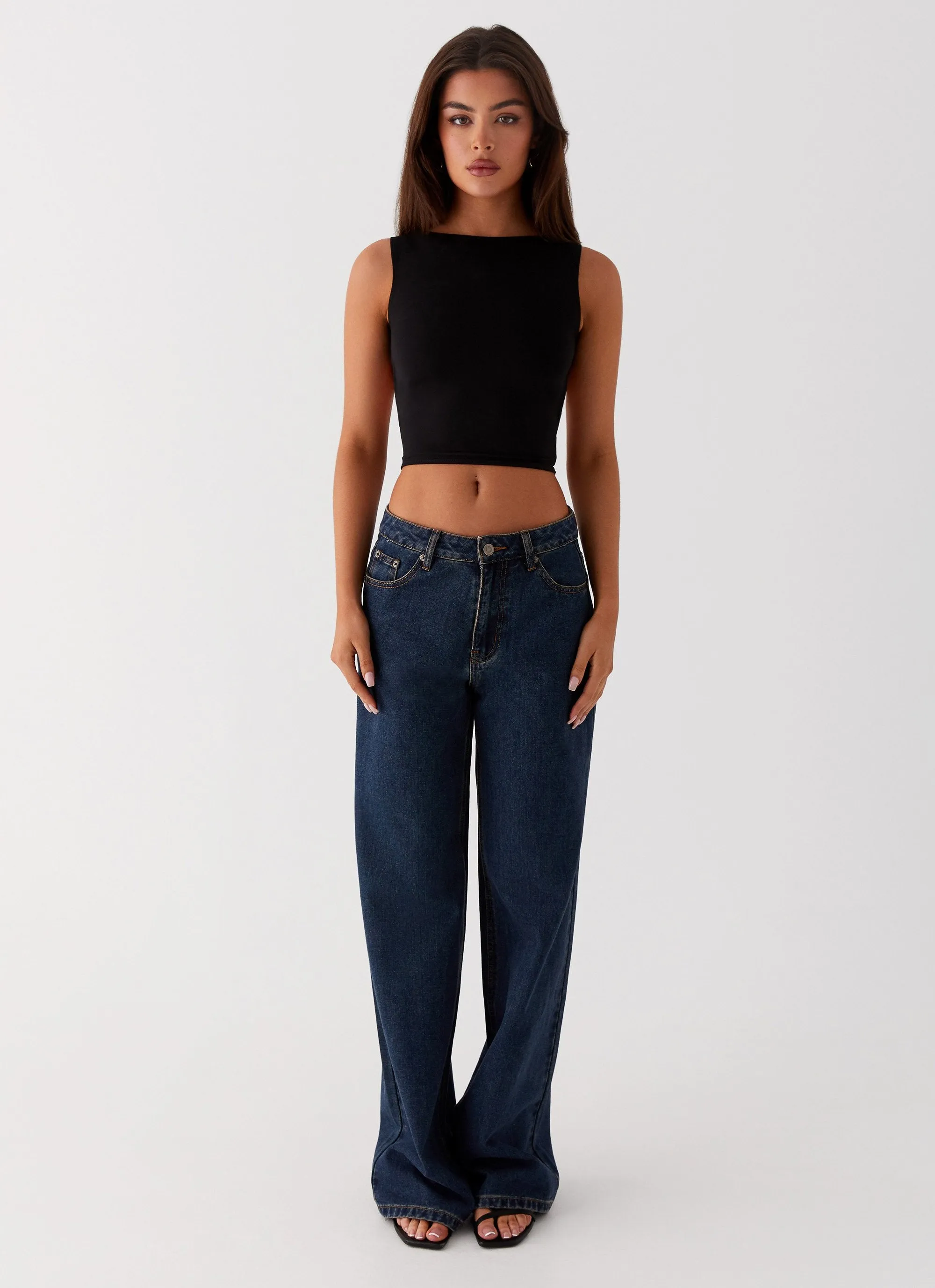 Saskie Crop Top - Black sold by Peppermayo product image thumbnail 2