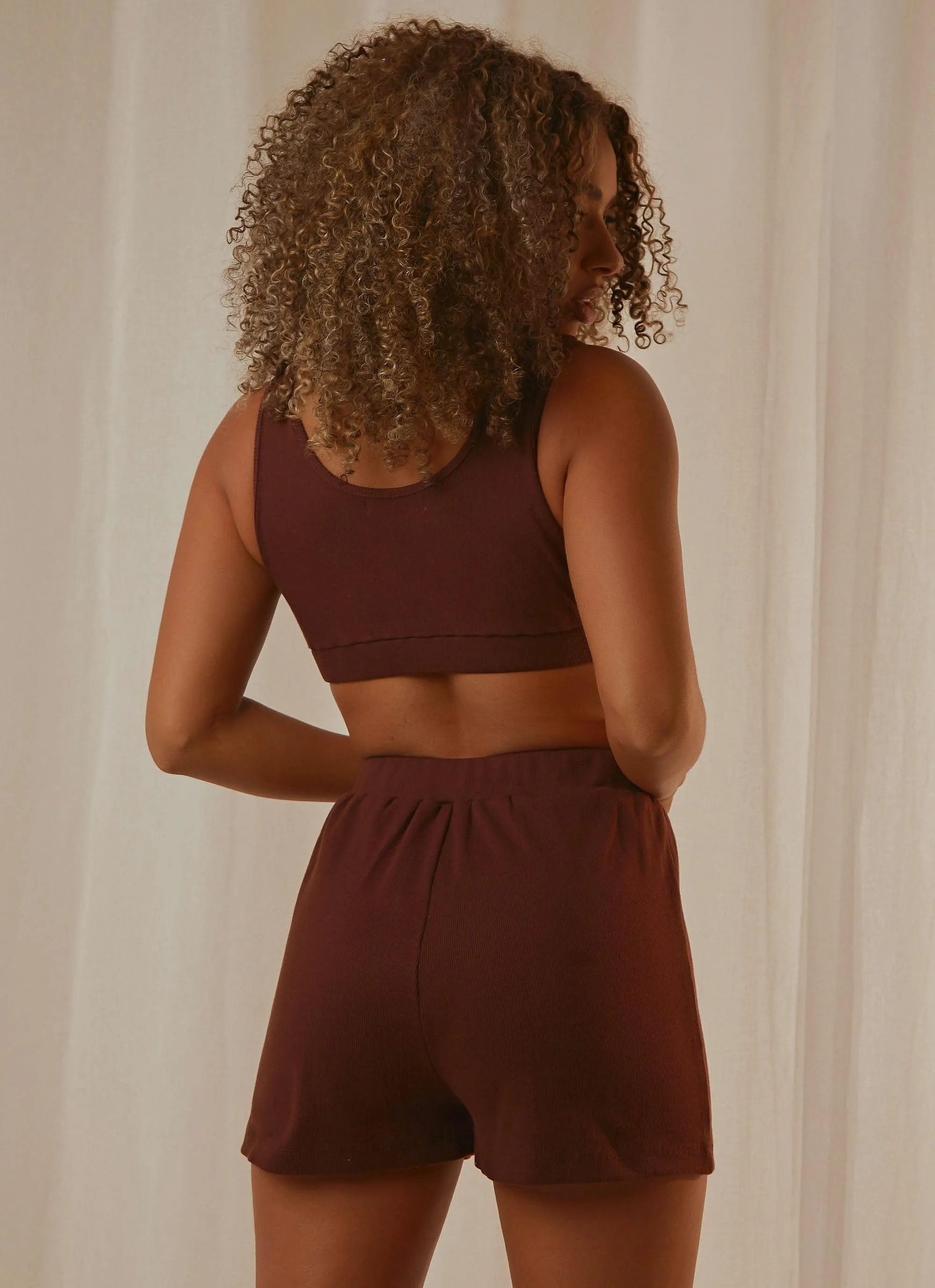 PM Basic Organic Cotton Crop - Choc Brown sold by Peppermayo product image thumbnail 5