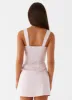 Odette Satin Mini Dress - Pink sold by Peppermayo