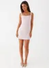 Odette Satin Mini Dress - Pink sold by Peppermayo