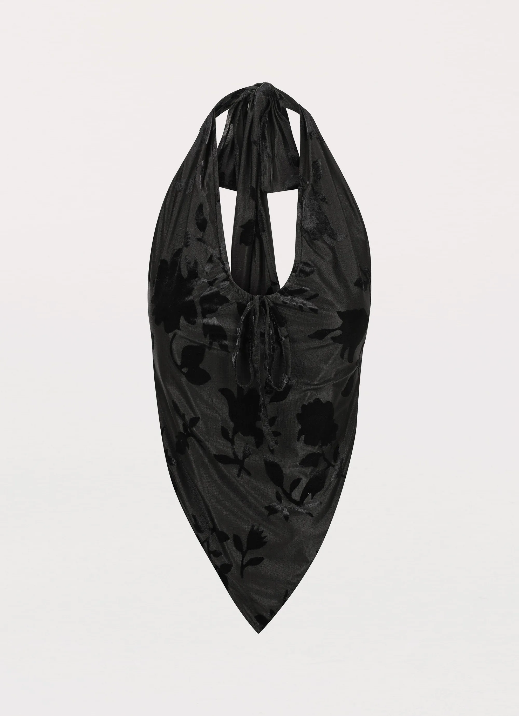 No Settling Halterneck Top - Black sold by Peppermayo product image thumbnail 2