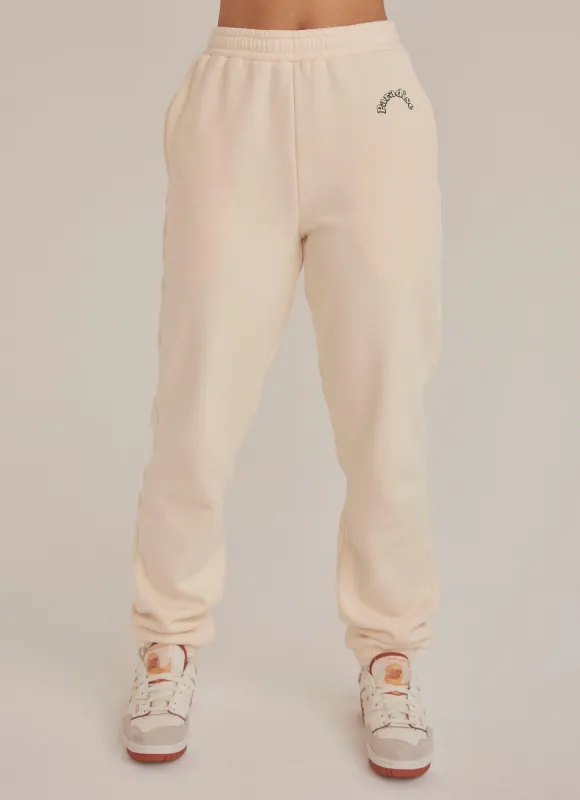 The Everyday Sweatpant - Ivory sold by Peppermayo