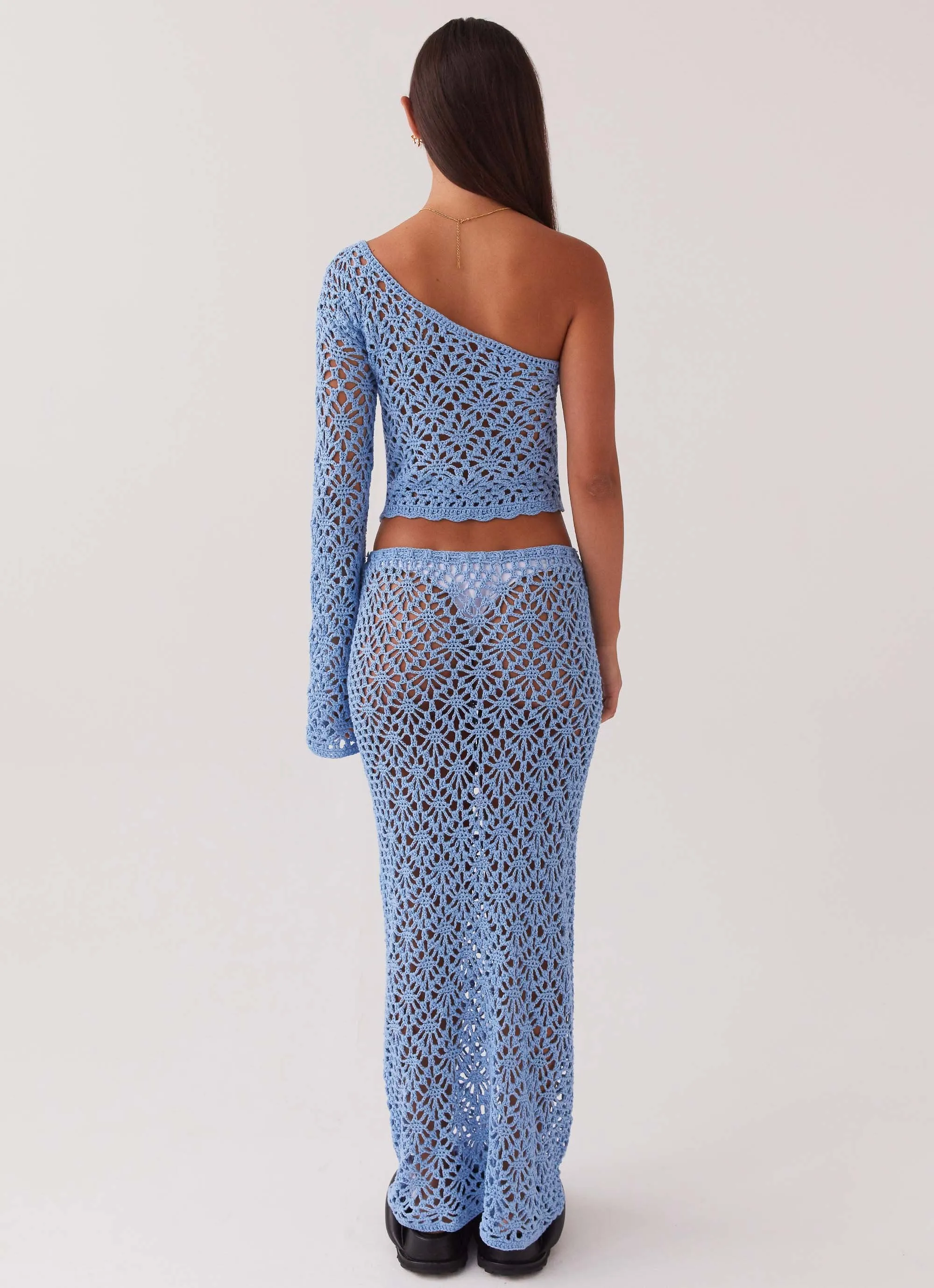 Merliah Crochet Maxi Skirt - Blue sold by Peppermayo product image thumbnail 5