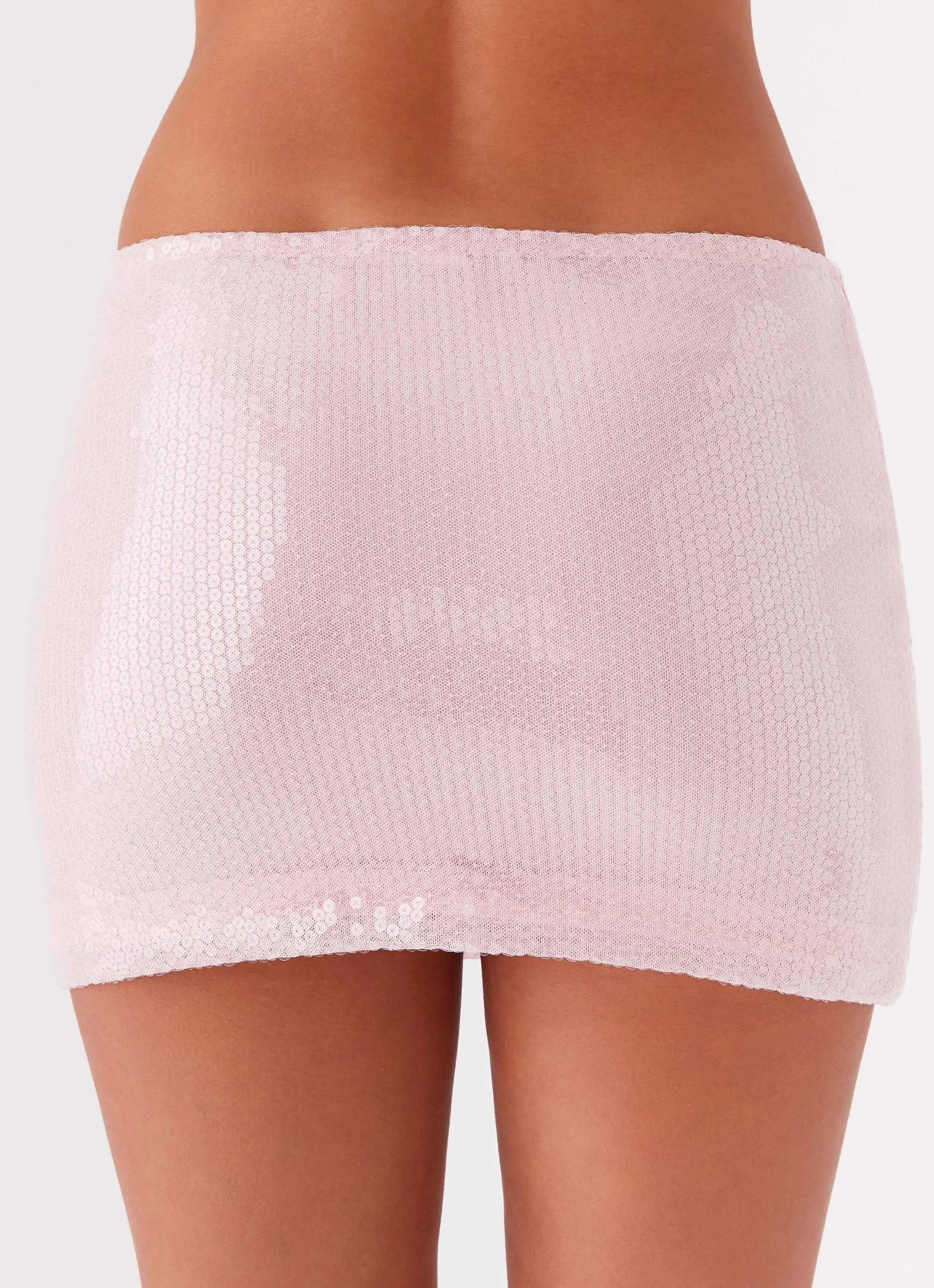 Perfect Fantasy Sequin Mini Skirt - Pink sold by Peppermayo product image thumbnail 5