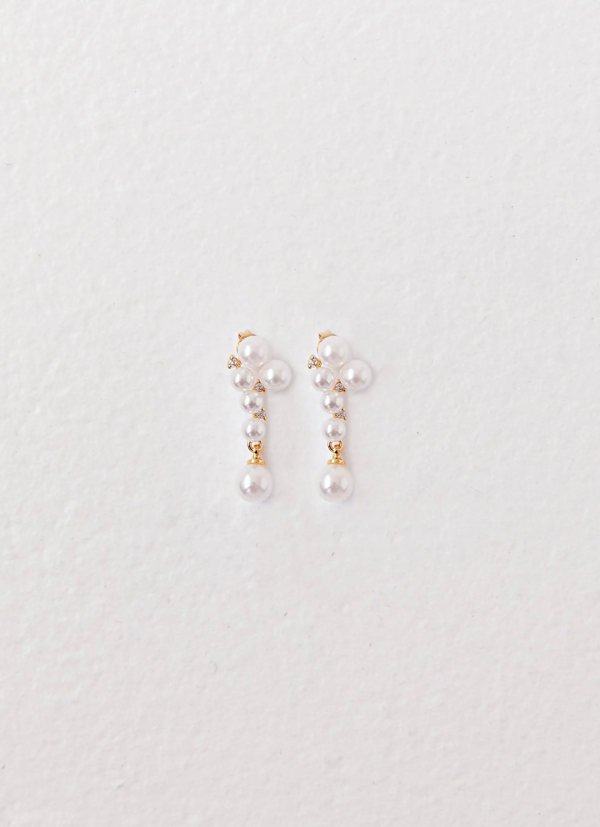 Saffron Pearl Earring - Pearl sold by Peppermayo product image thumbnail 3