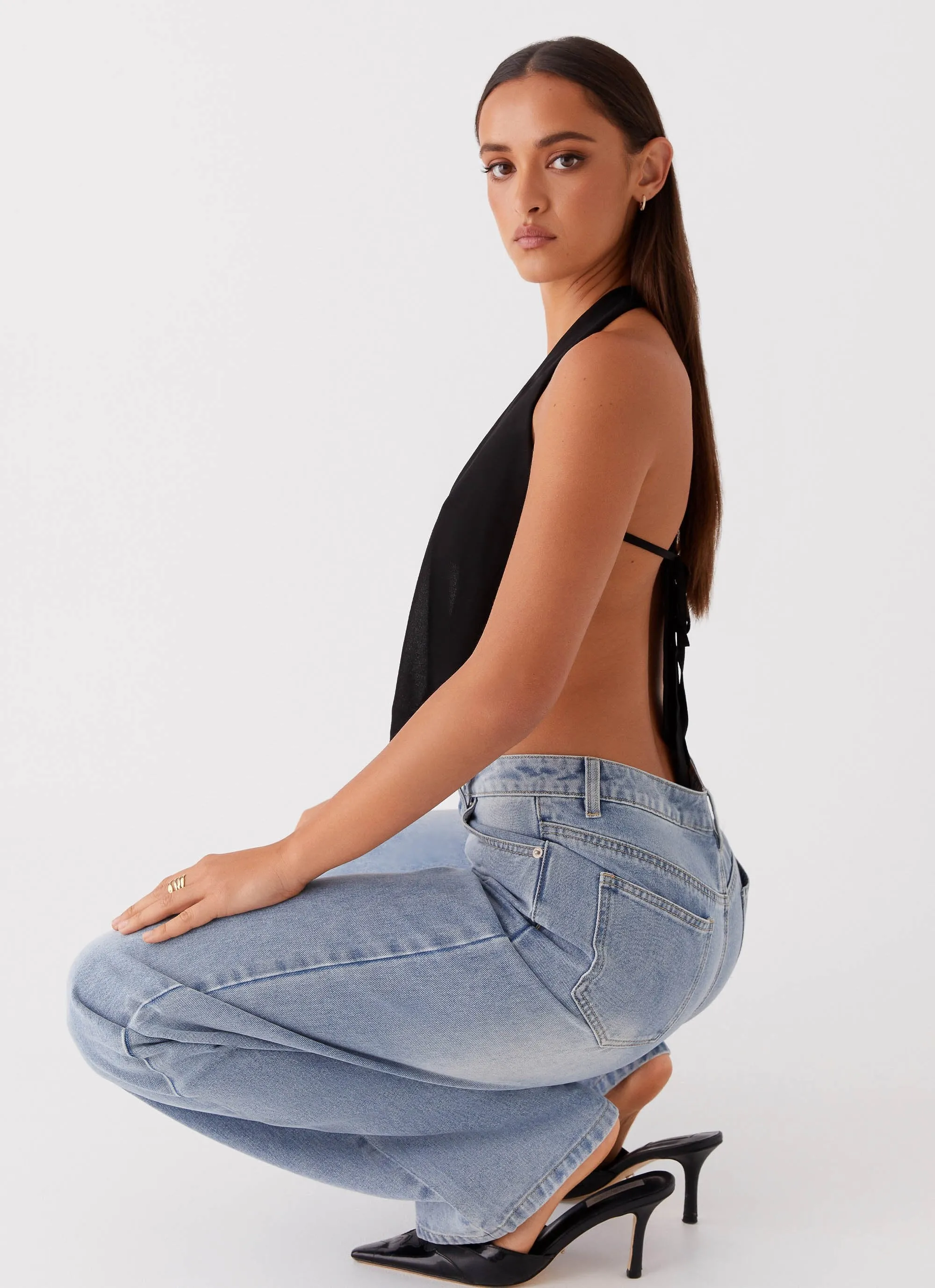 Elysia Chiffon Top - Black sold by Peppermayo product image thumbnail 5