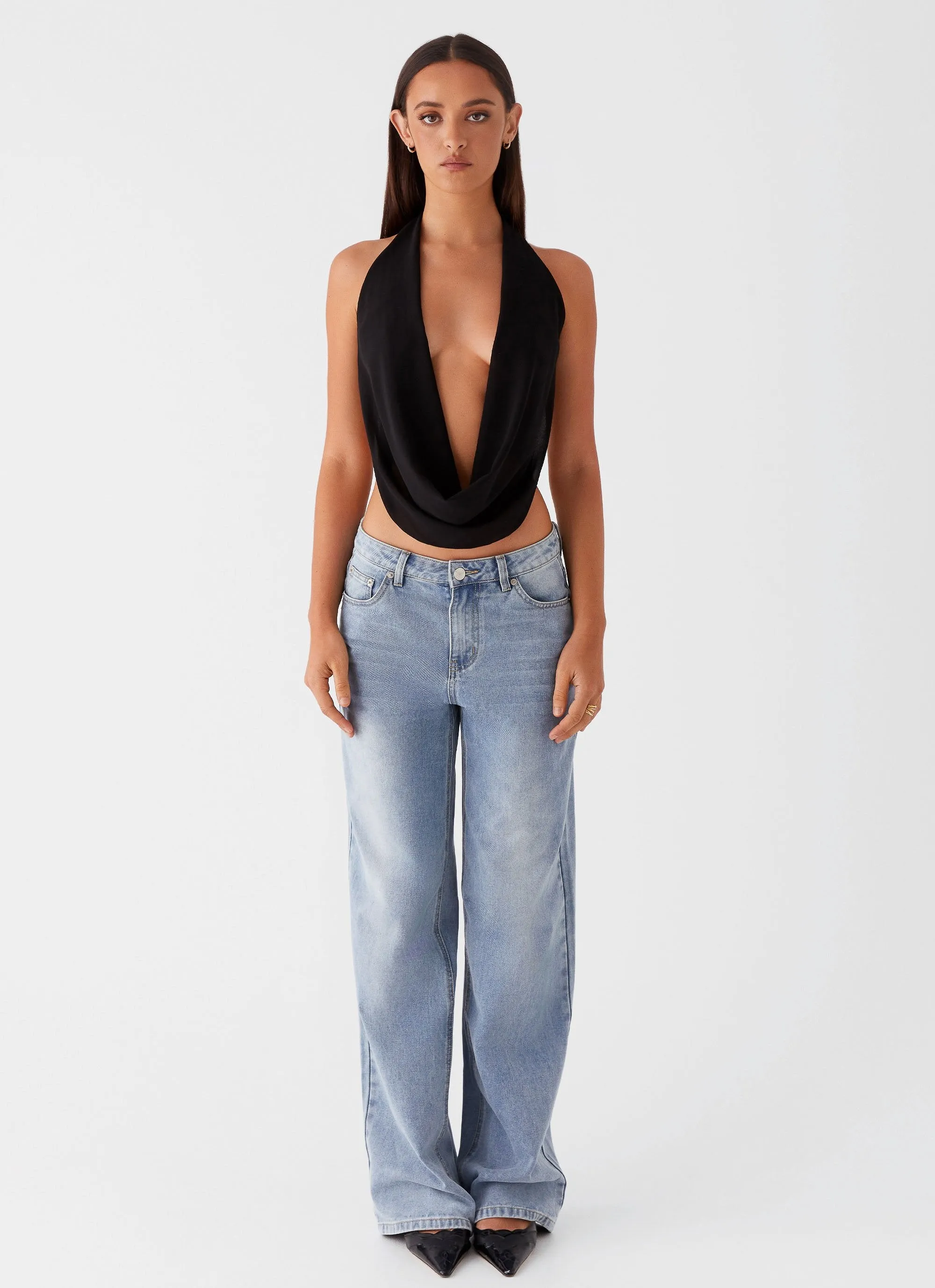 Elysia Chiffon Top - Black sold by Peppermayo product image thumbnail 2