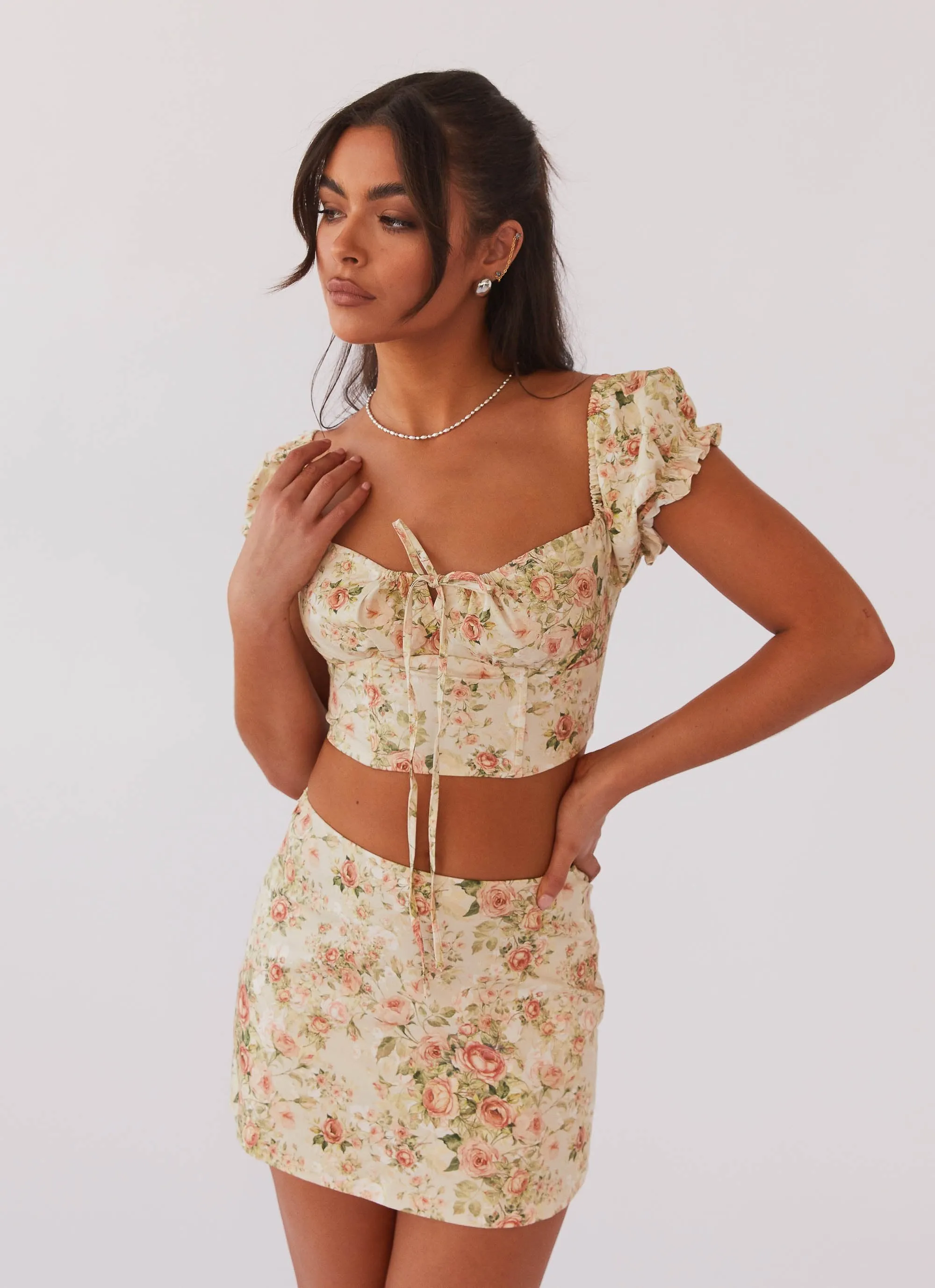 About Time Corset Top - Vintage Rose sold by Peppermayo product image thumbnail 5