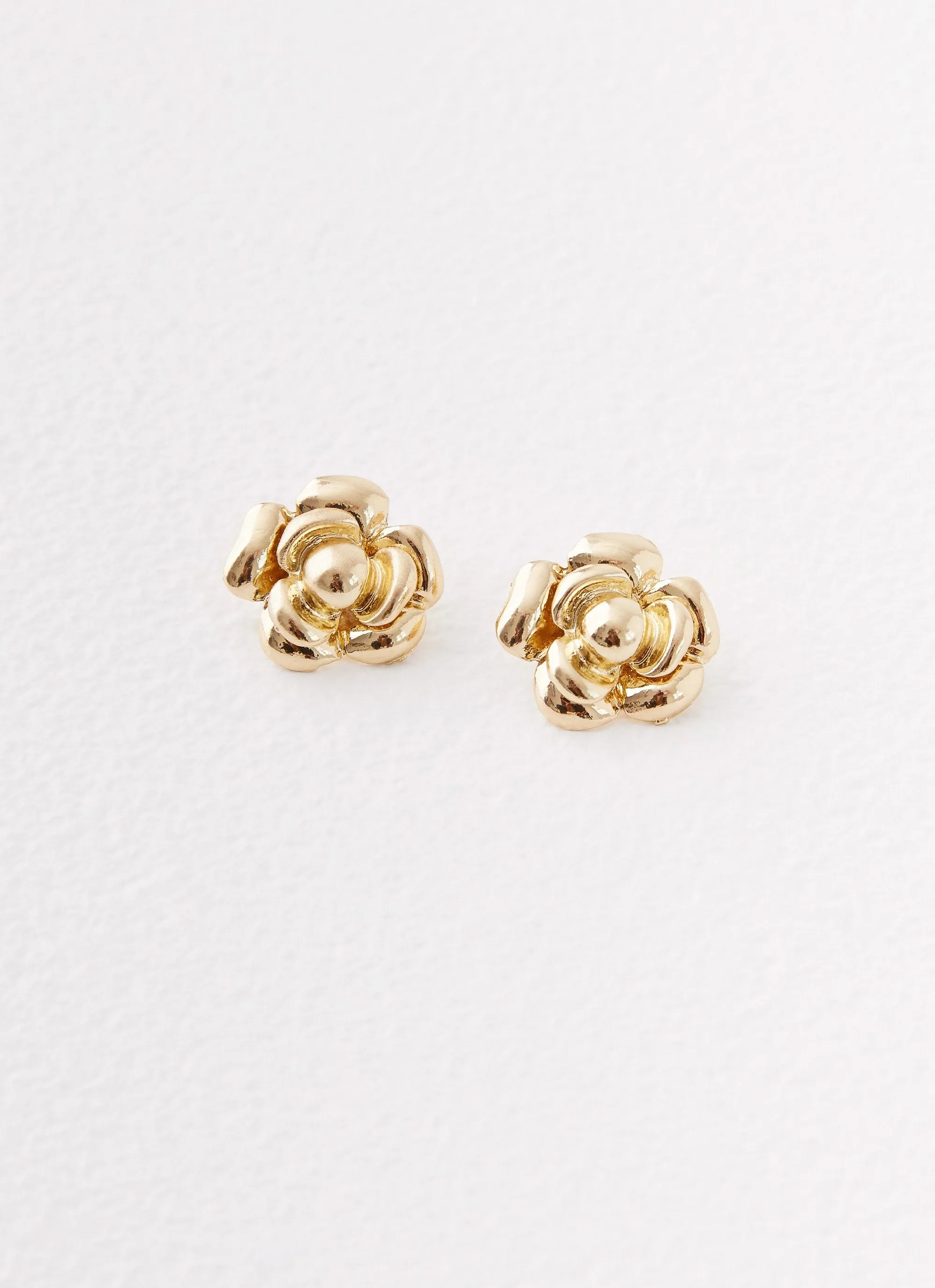 Pretty In Bloom Earrings - Gold sold by Peppermayo product image thumbnail 2