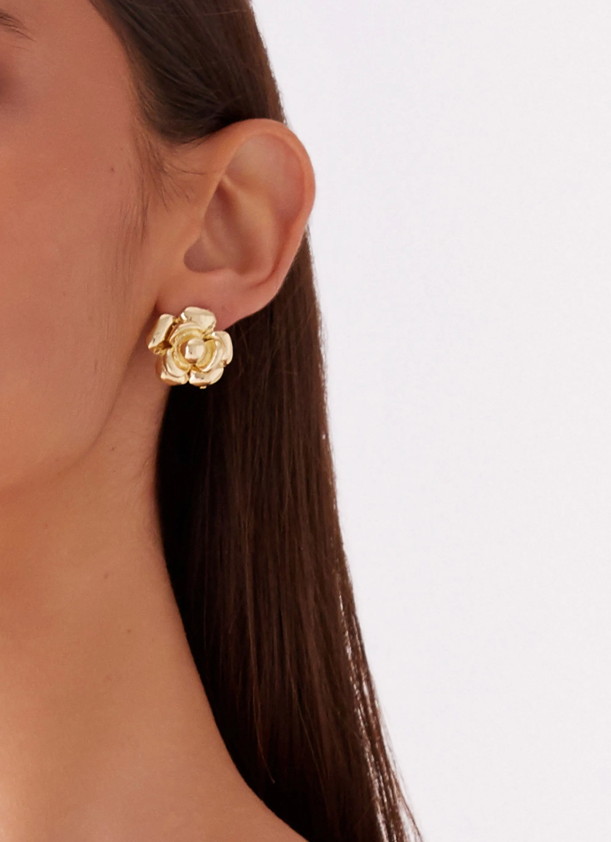 Pretty In Bloom Earrings - Gold sold by Peppermayo product image thumbnail 3
