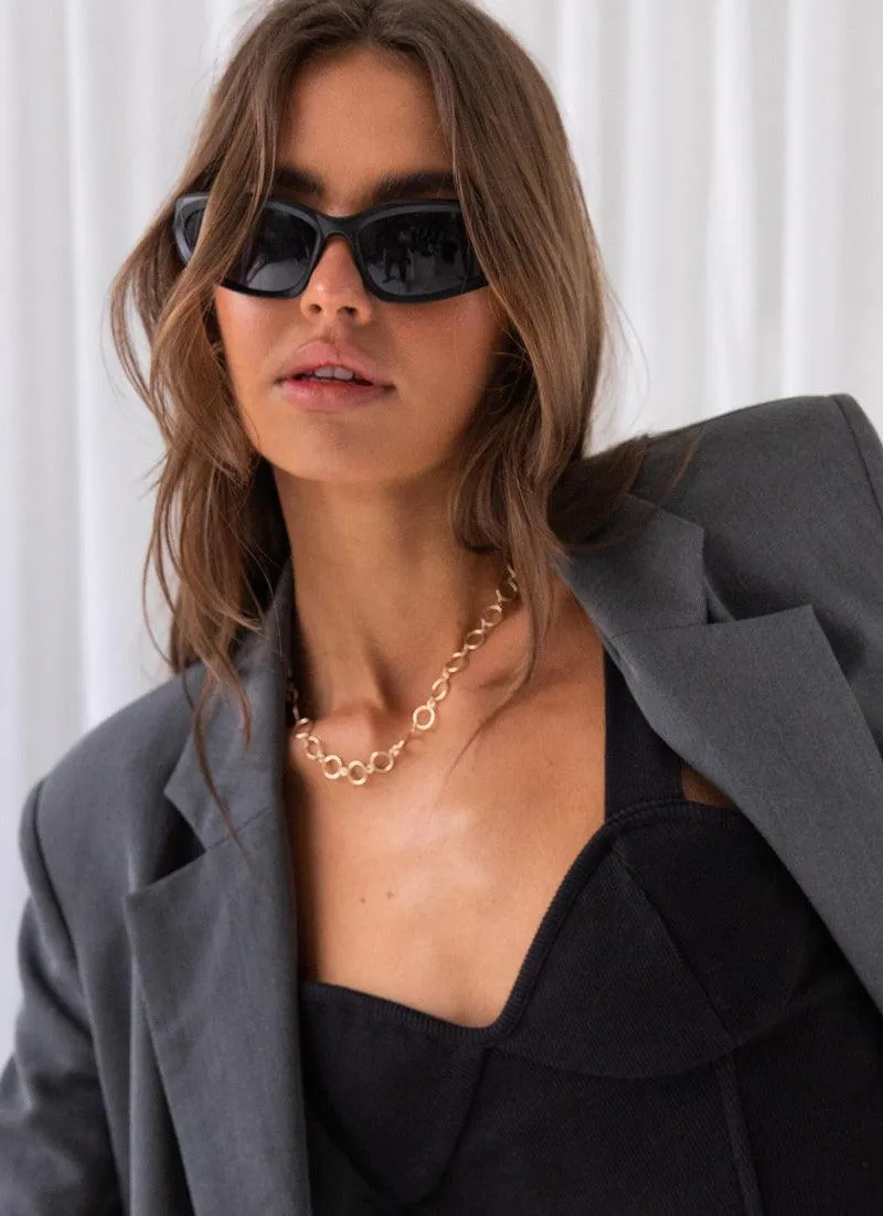 Neptune Sunglasses - Black sold by Peppermayo