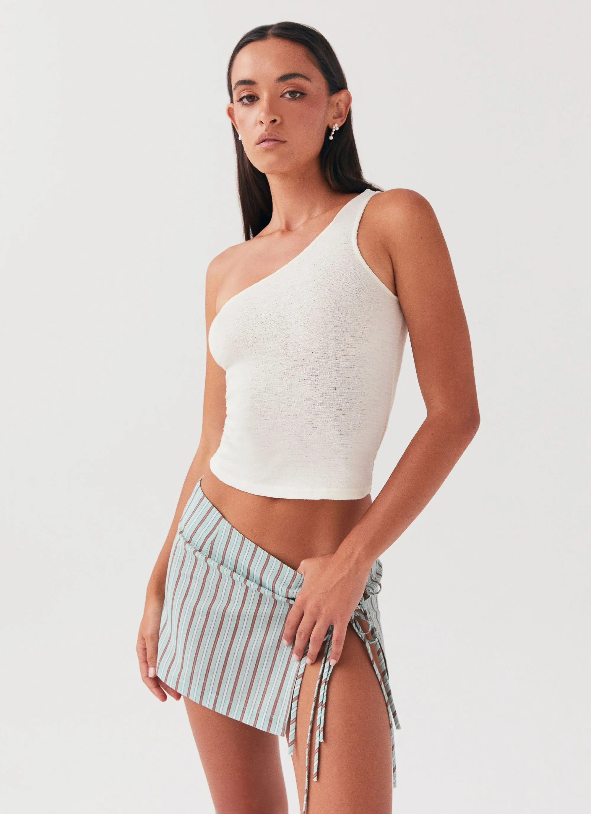 Summer Retreat Mini Skirt - Coastal Stripe sold by Peppermayo product image thumbnail 5