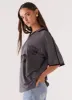 Let's Go Jersey Top - Grey sold by Peppermayo