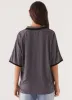 Let's Go Jersey Top - Grey sold by Peppermayo