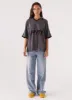 Let's Go Jersey Top - Grey sold by Peppermayo