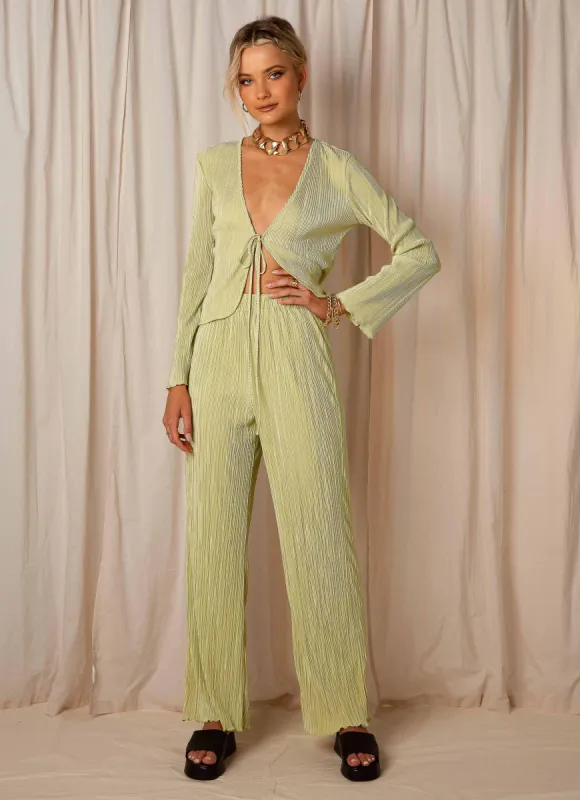 90s Muse Pants - Sage sold by Peppermayo