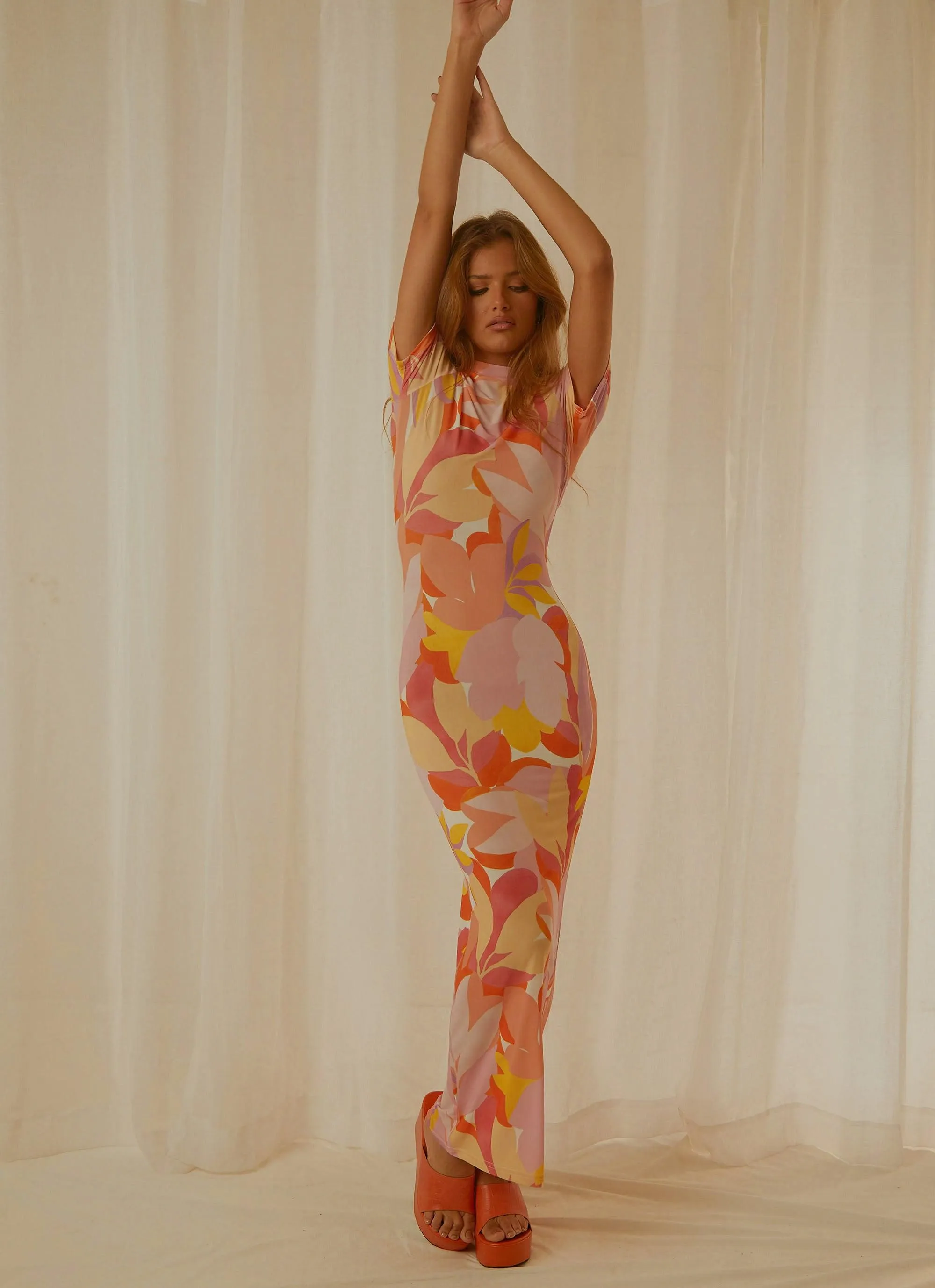 Into the City Mesh Maxi Dress - Paloma sold by Peppermayo product image thumbnail 3