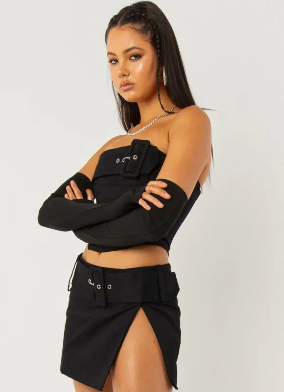 Paten Bustier - Black sold by Peppermayo