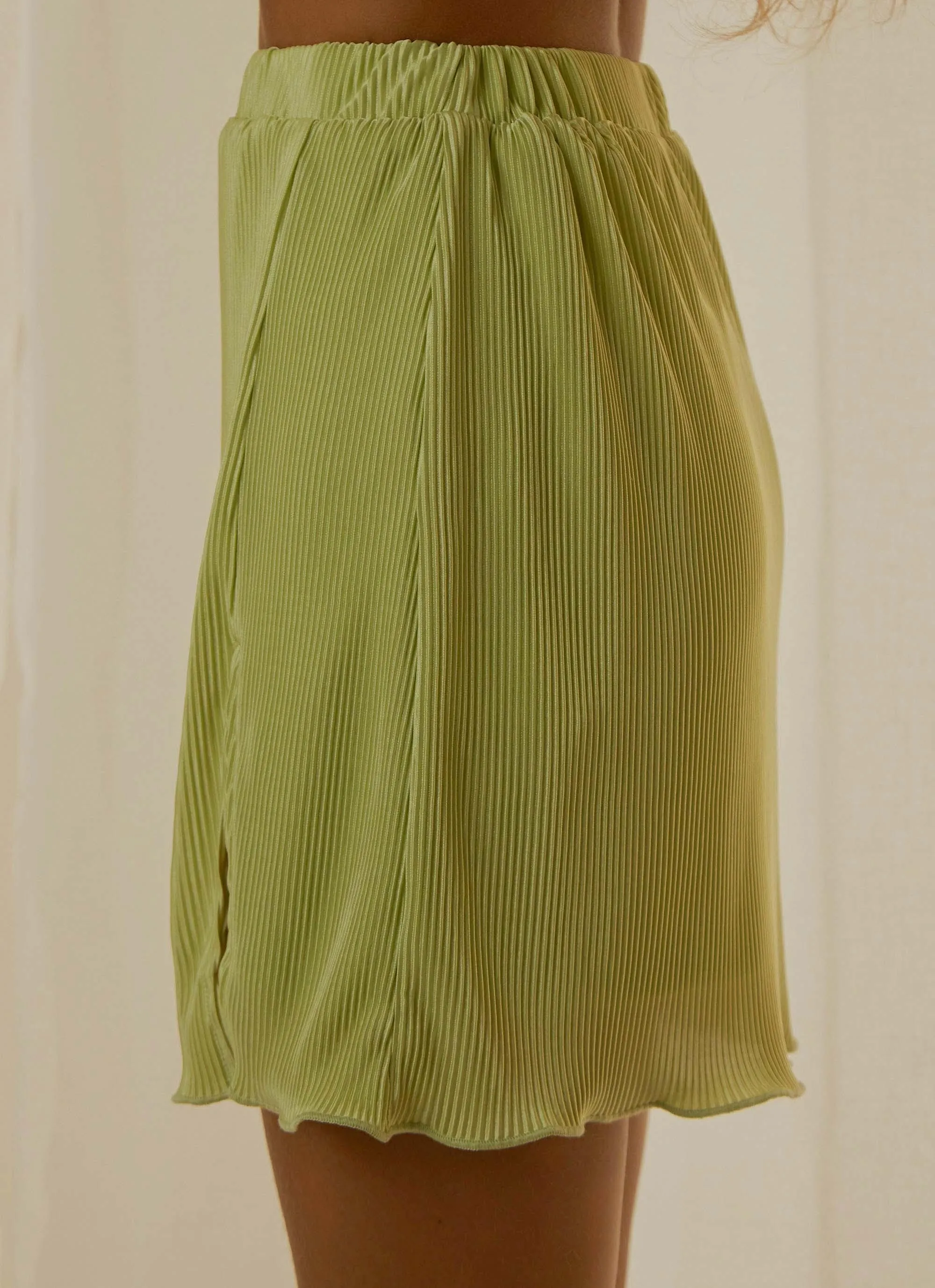 Sunny Skies Mini Skirt - Lime Green sold by Peppermayo product image thumbnail 5
