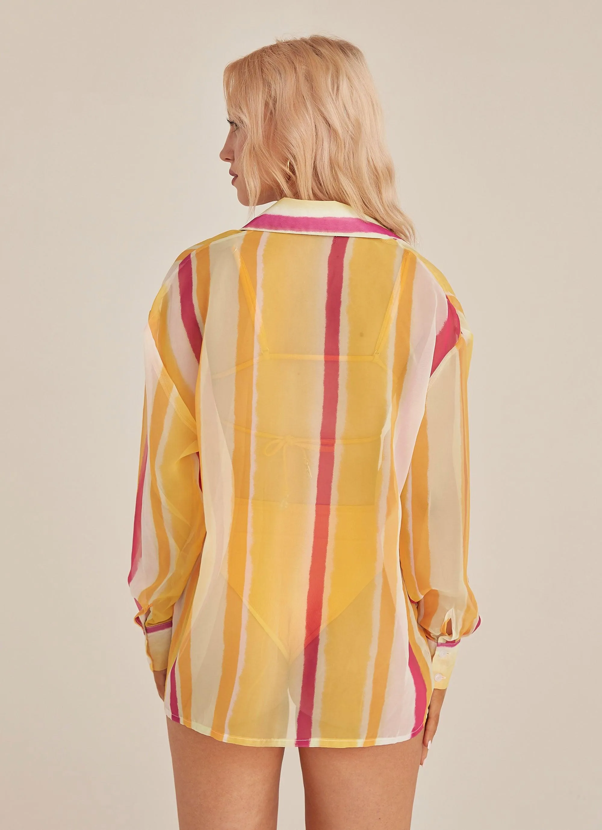 Sunkissed Dreams Shirt - Sunset Stripe sold by Peppermayo product image thumbnail 5