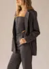 Mia Oversized Blazer - Charcoal sold by Peppermayo