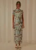 Remix Mesh Maxi Dress - Dusty Blue sold by Peppermayo